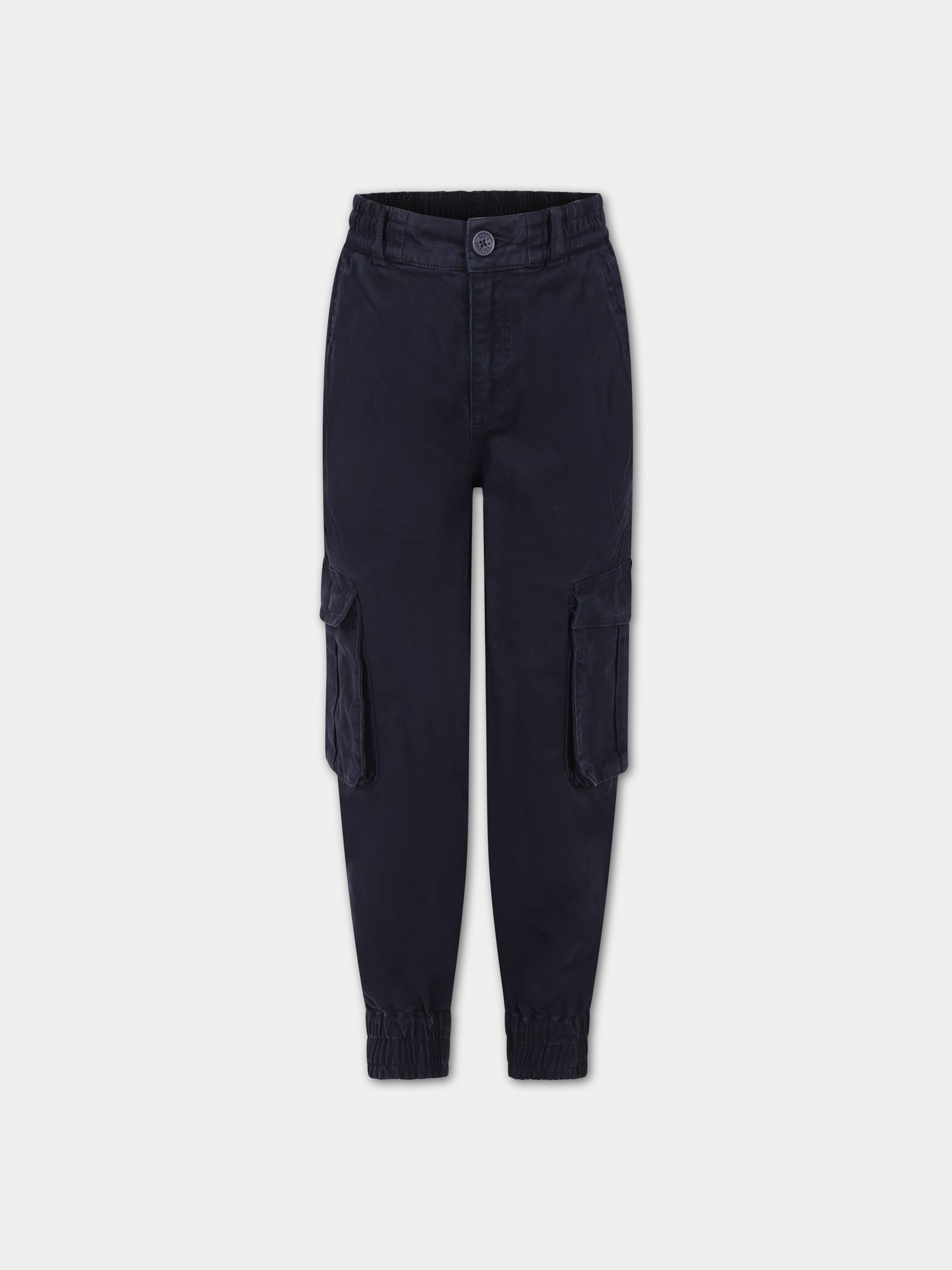 Pantaloni cargo blu per bambino,Zadig & Voltaire Kids,X24139 84E
