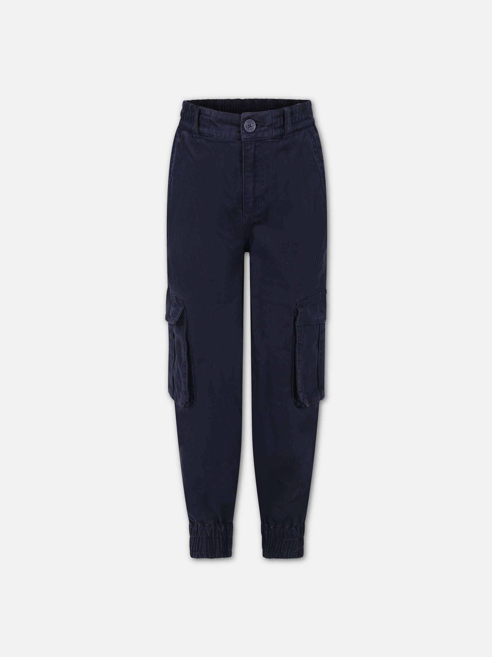Pantaloni cargo blu per bambino,Zadig & Voltaire Kids,X24139 84E