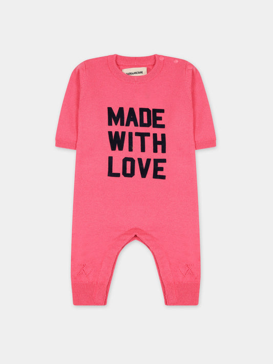 Tutina fucsia per neonata,Zadig & Voltaire Kids,X94028 488