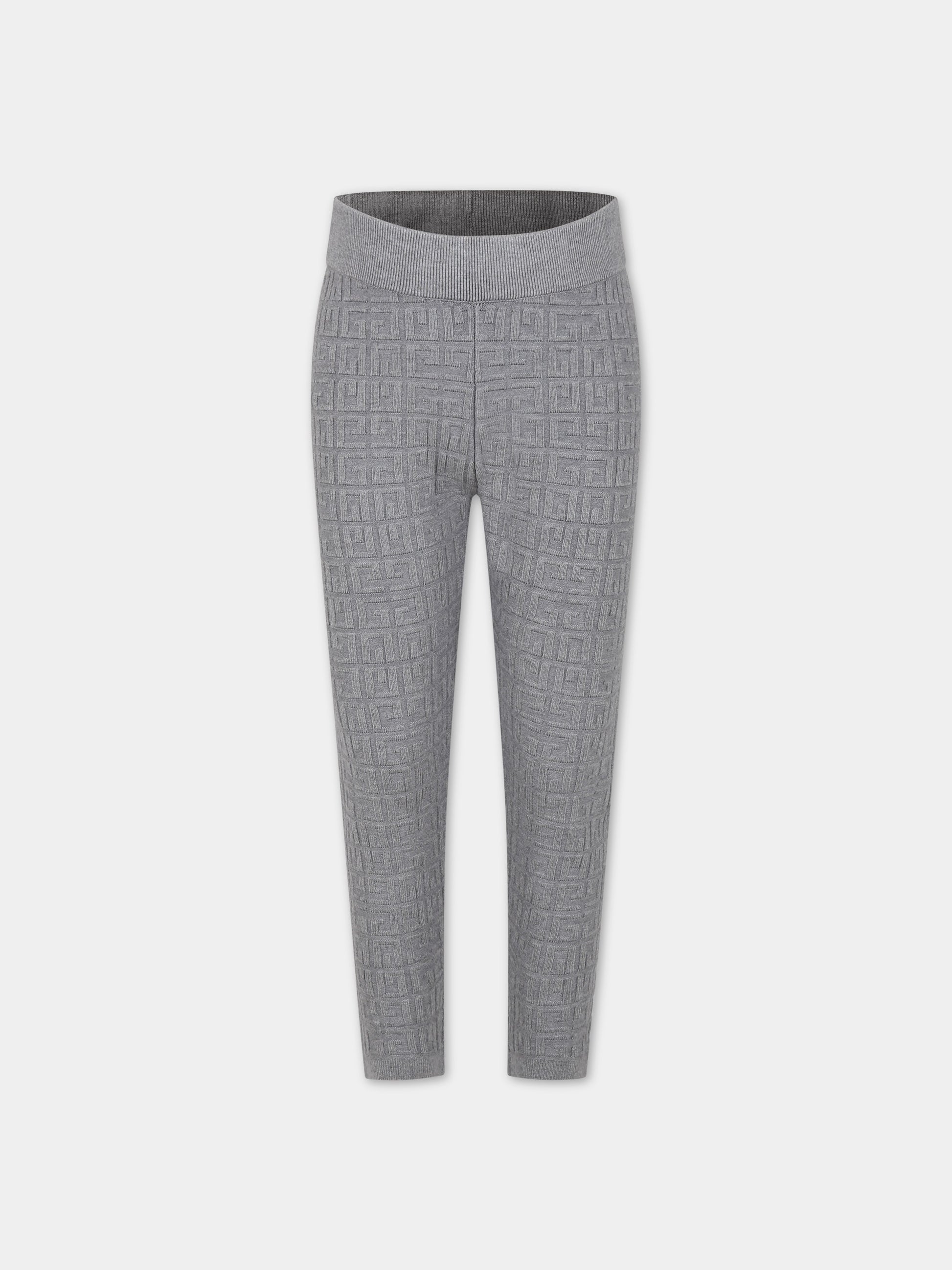 Pantalone casual grigio per bambina,Givenchy Kids,H14213 A17