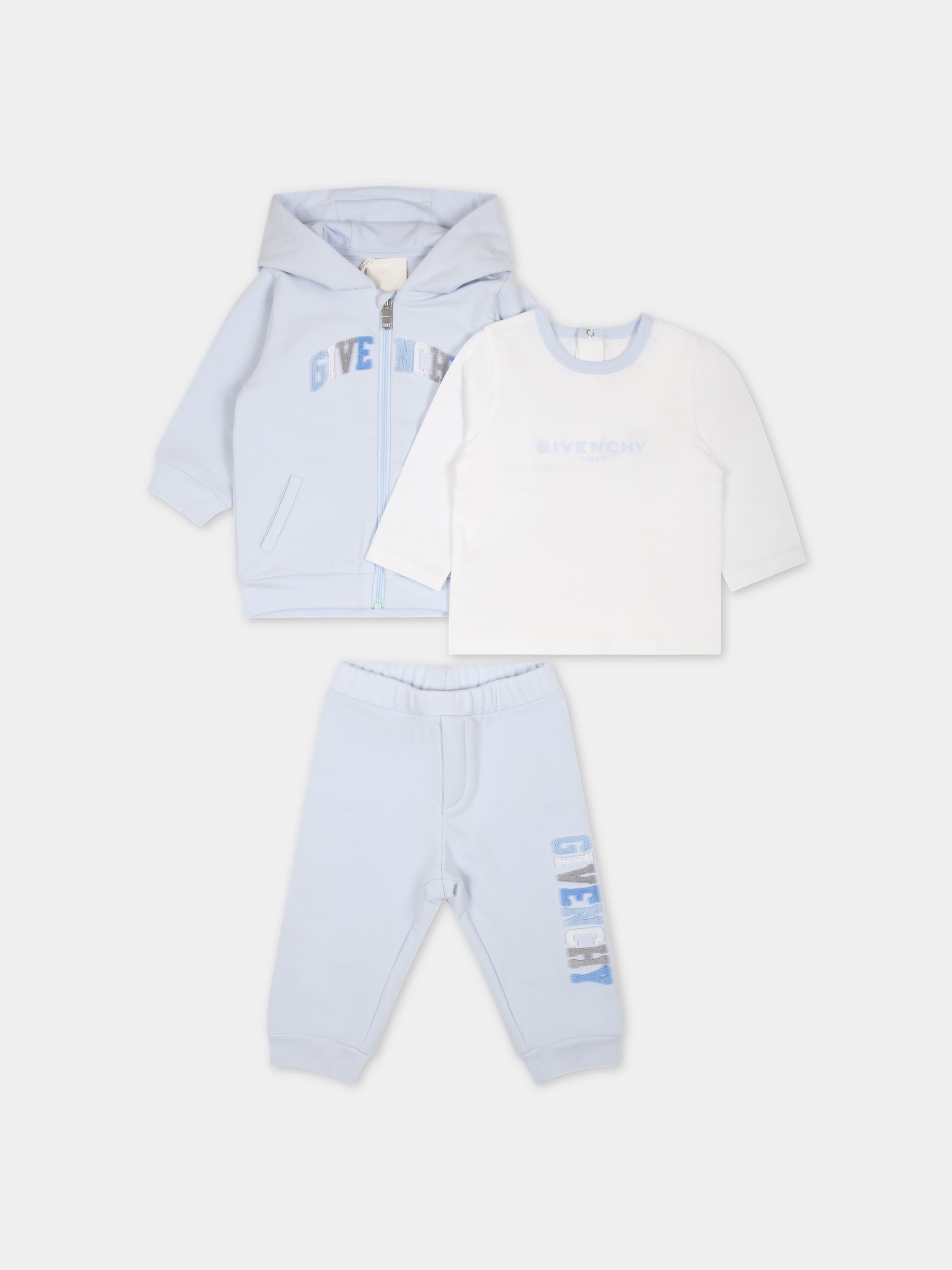 Completo sportivo per neonato con logo,Givenchy Kids,H98179 771