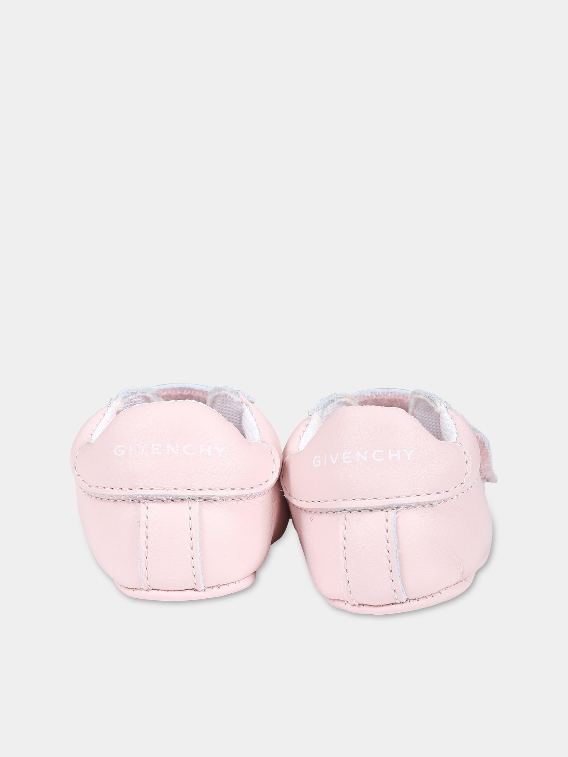 Sneakers rosa per neonata con logo,Givenchy Kids,H99048 44Z