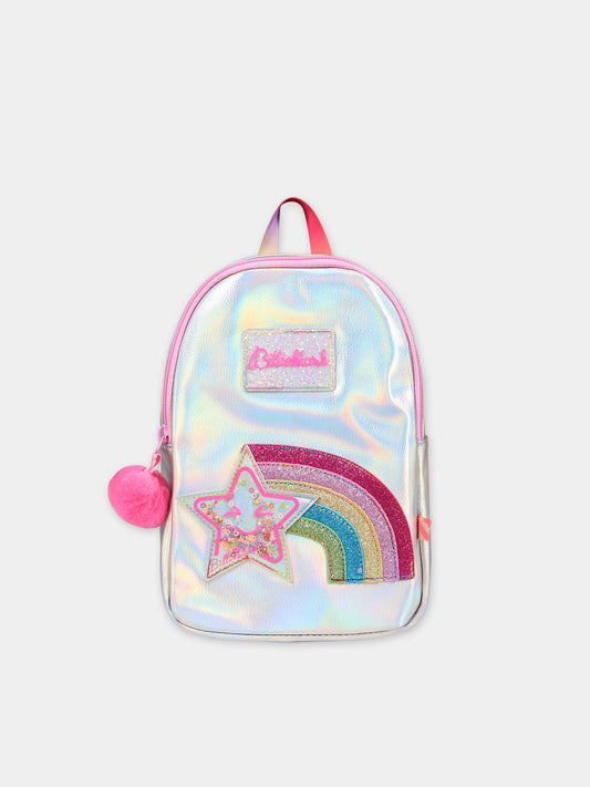 Zaino argento per bambina,Billieblush,U10550 111