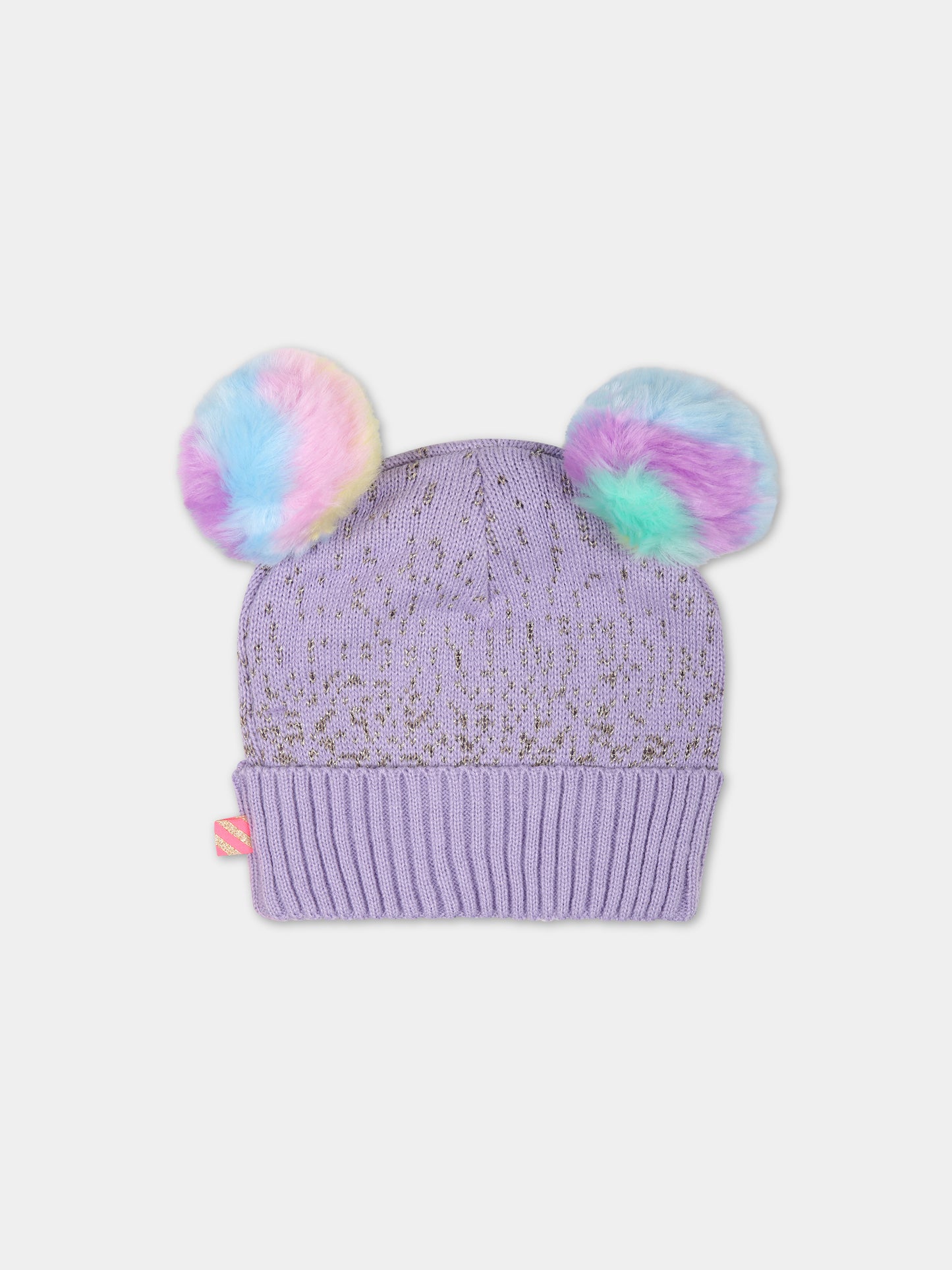 Cappello lilla con stella per bambina,Billieblush,U11147 925