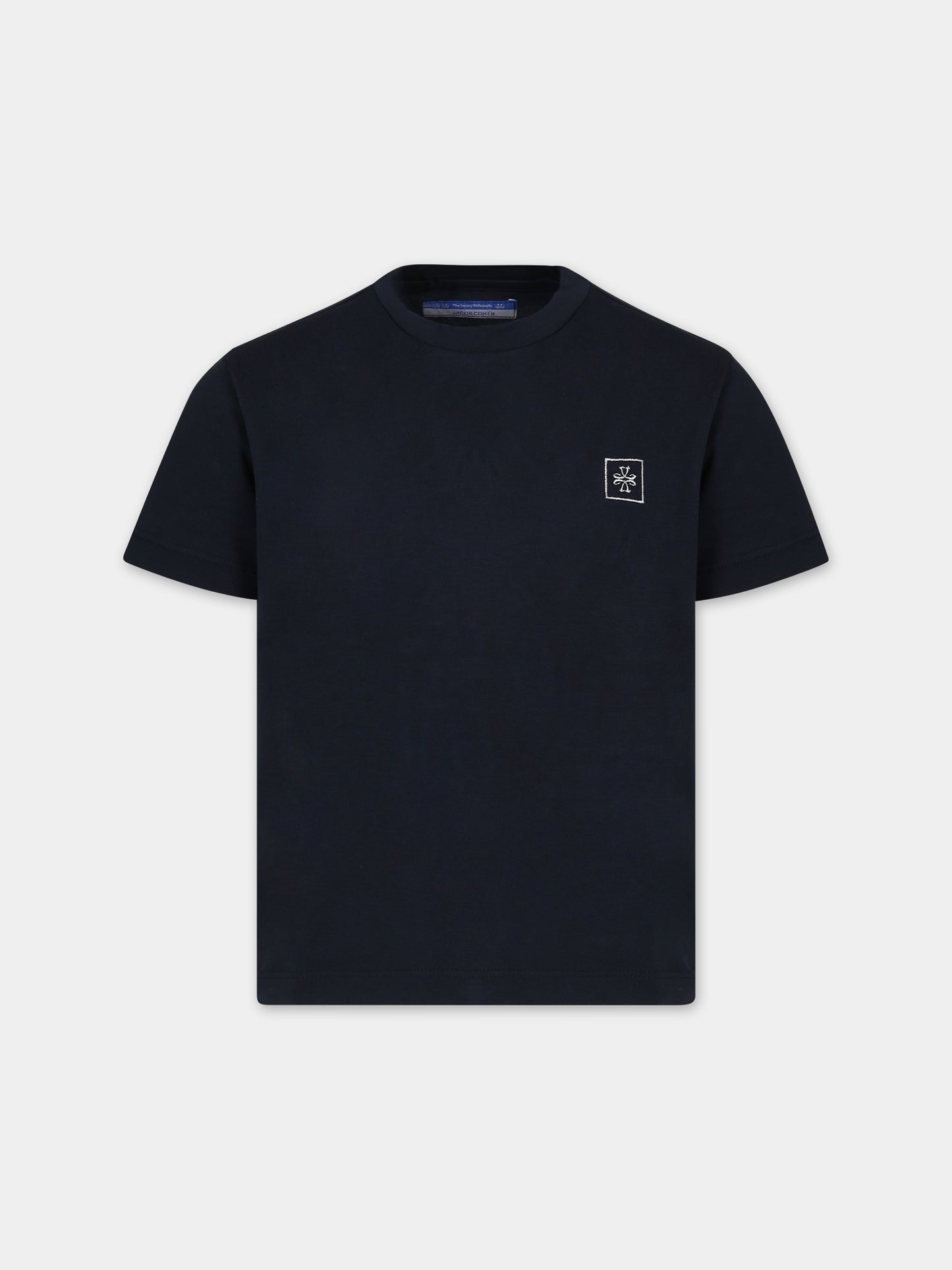 T-shirt blu per bambino con logo,Jacob Cohen,HMTS005 1 JF054 4291