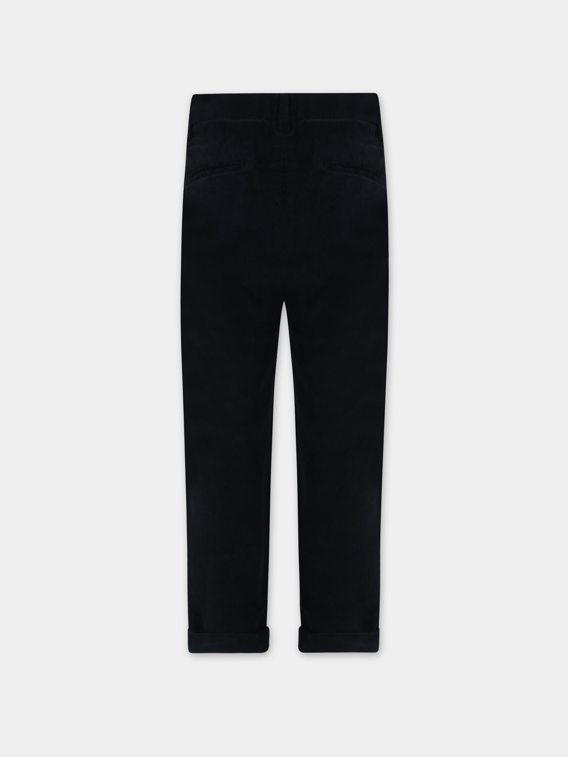 Pantaloni blu per bambino con logo,Dondup Kids,DMPA008 0 CE247 5011
