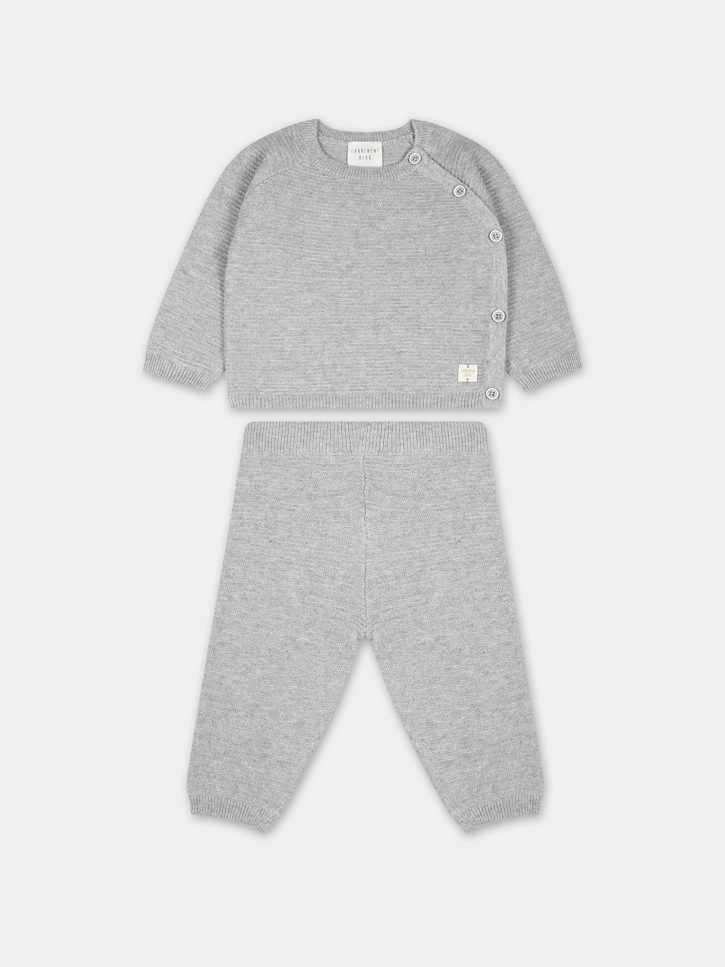 Completo grigio per neonati,Carrement Beau,Y98231 A06