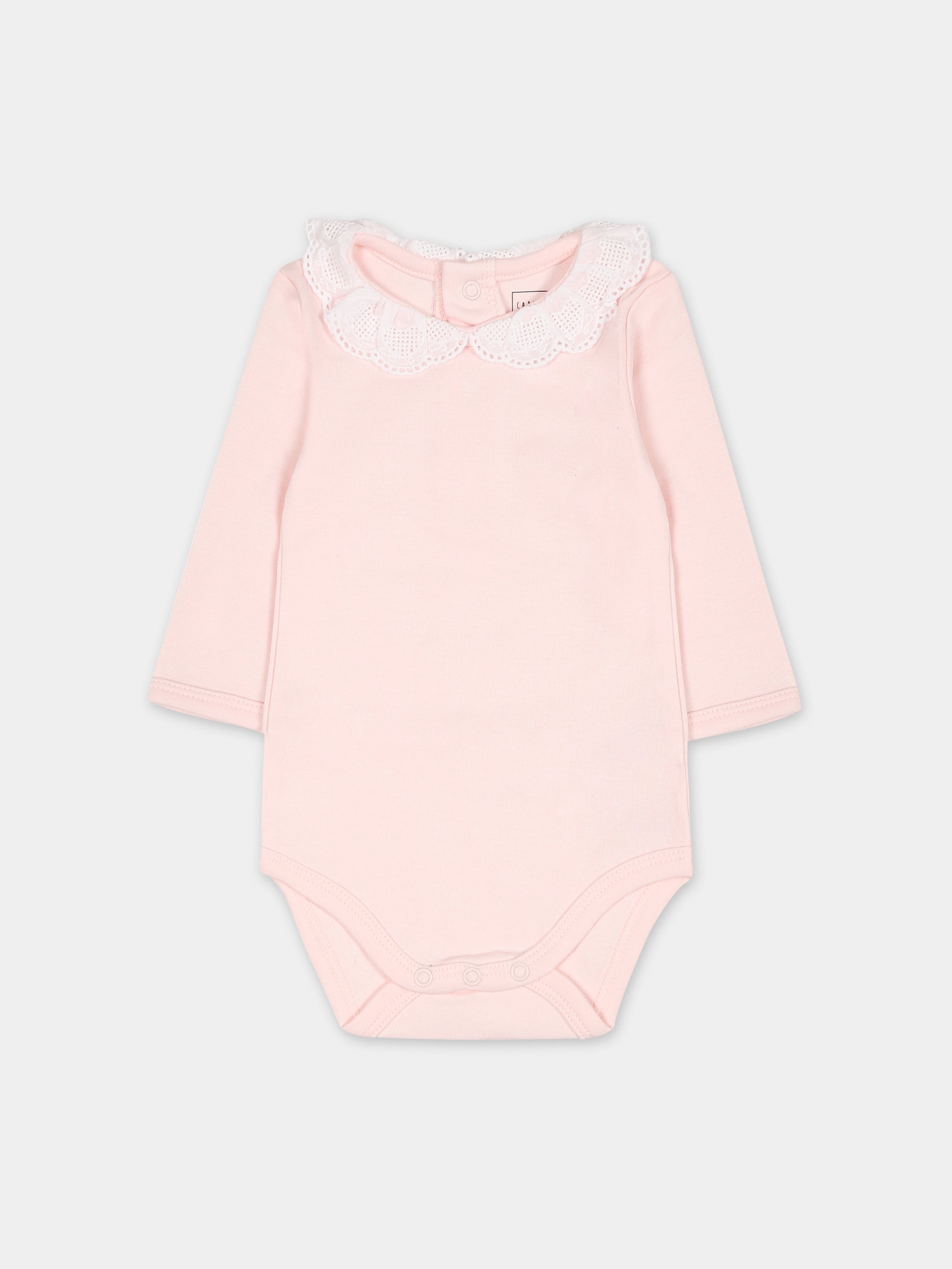 Body rosa per neonata con cuori,Carrement Beau,Y97286 43B