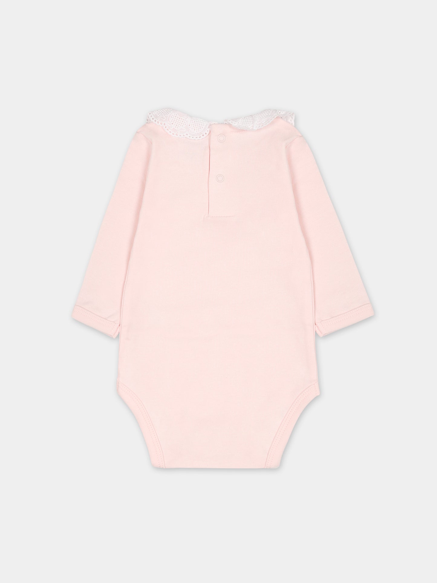 Body rosa per neonata con cuori,Carrement Beau,Y97286 43B