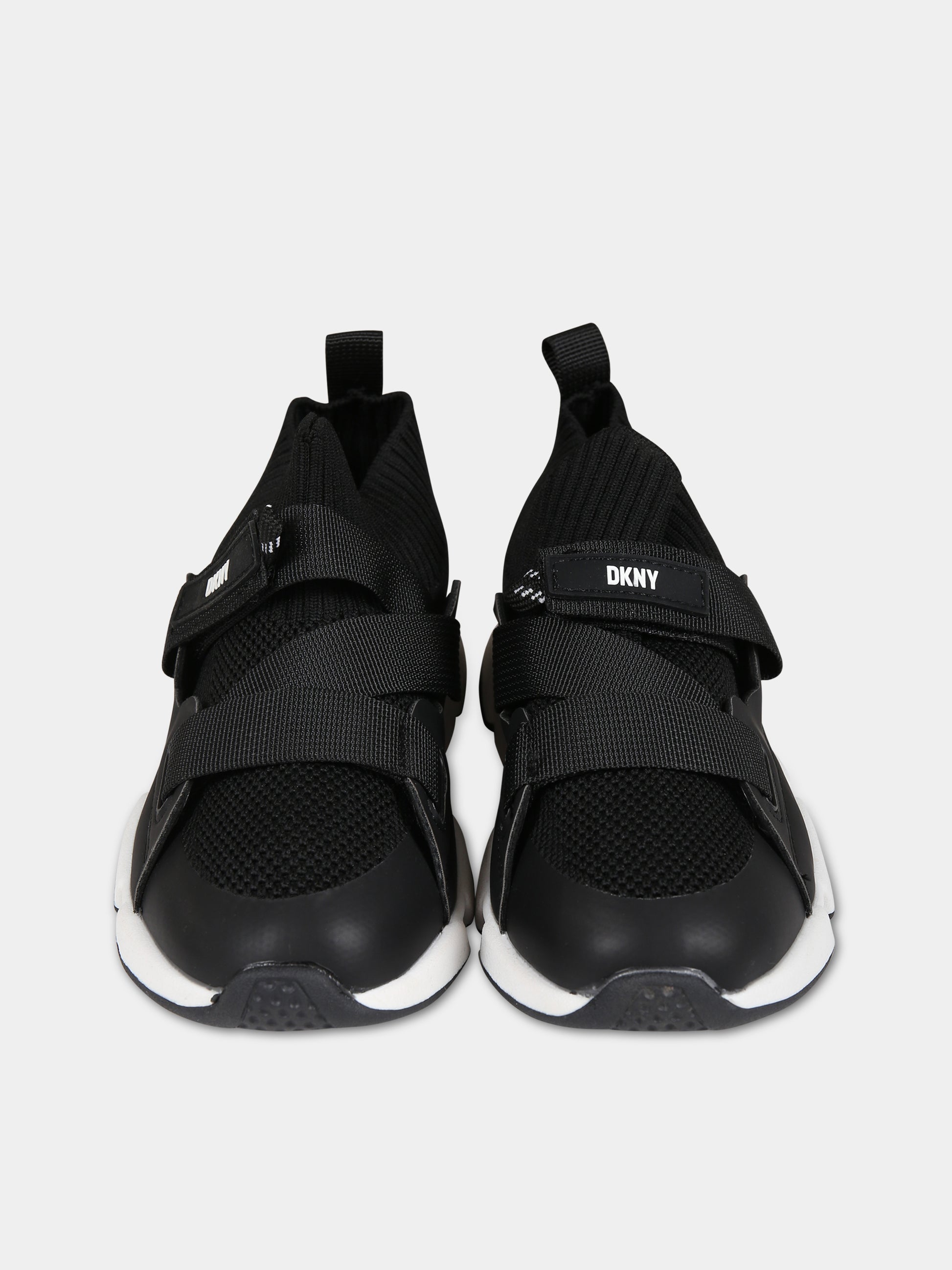 Sneakers nere per bambini con logo,Dkny,D59000 09B