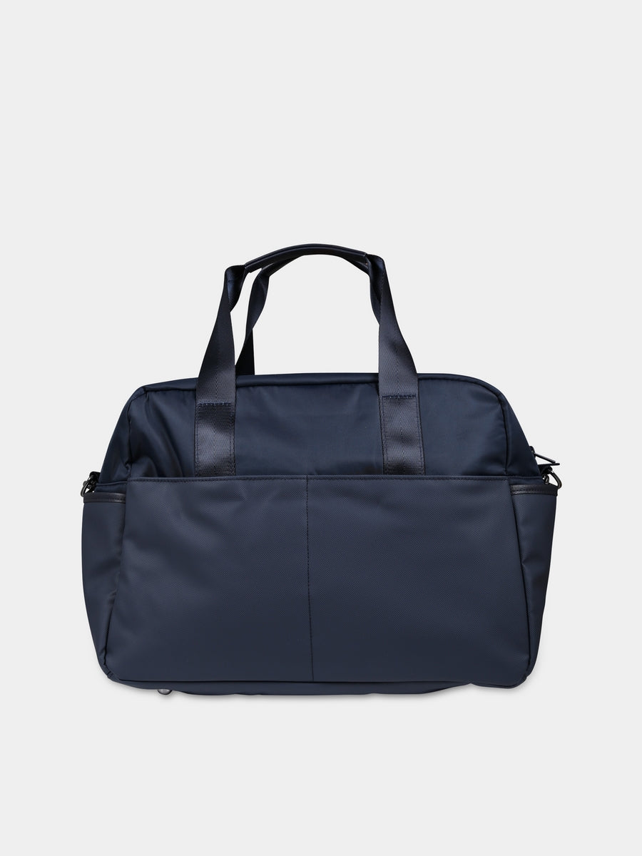 Borsa mamma blu per neonato con logo,Boss,J90335 849