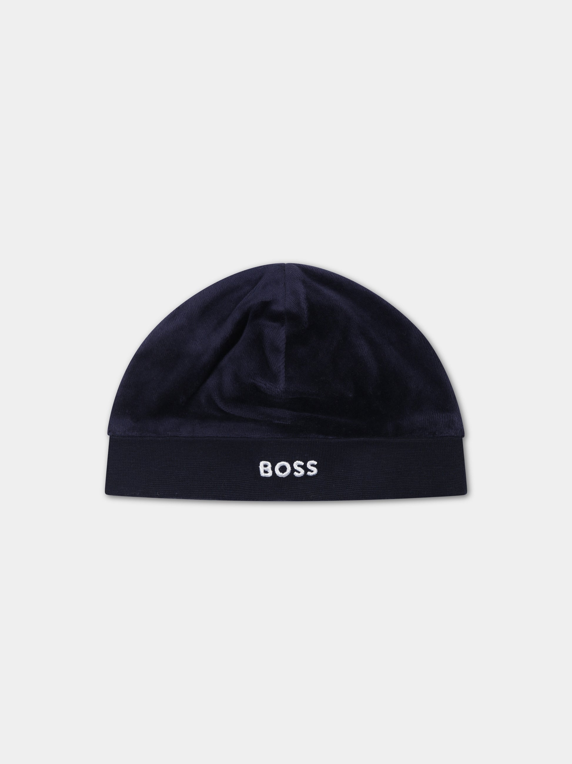 Cappello blu per neonato,Boss,J91153 849