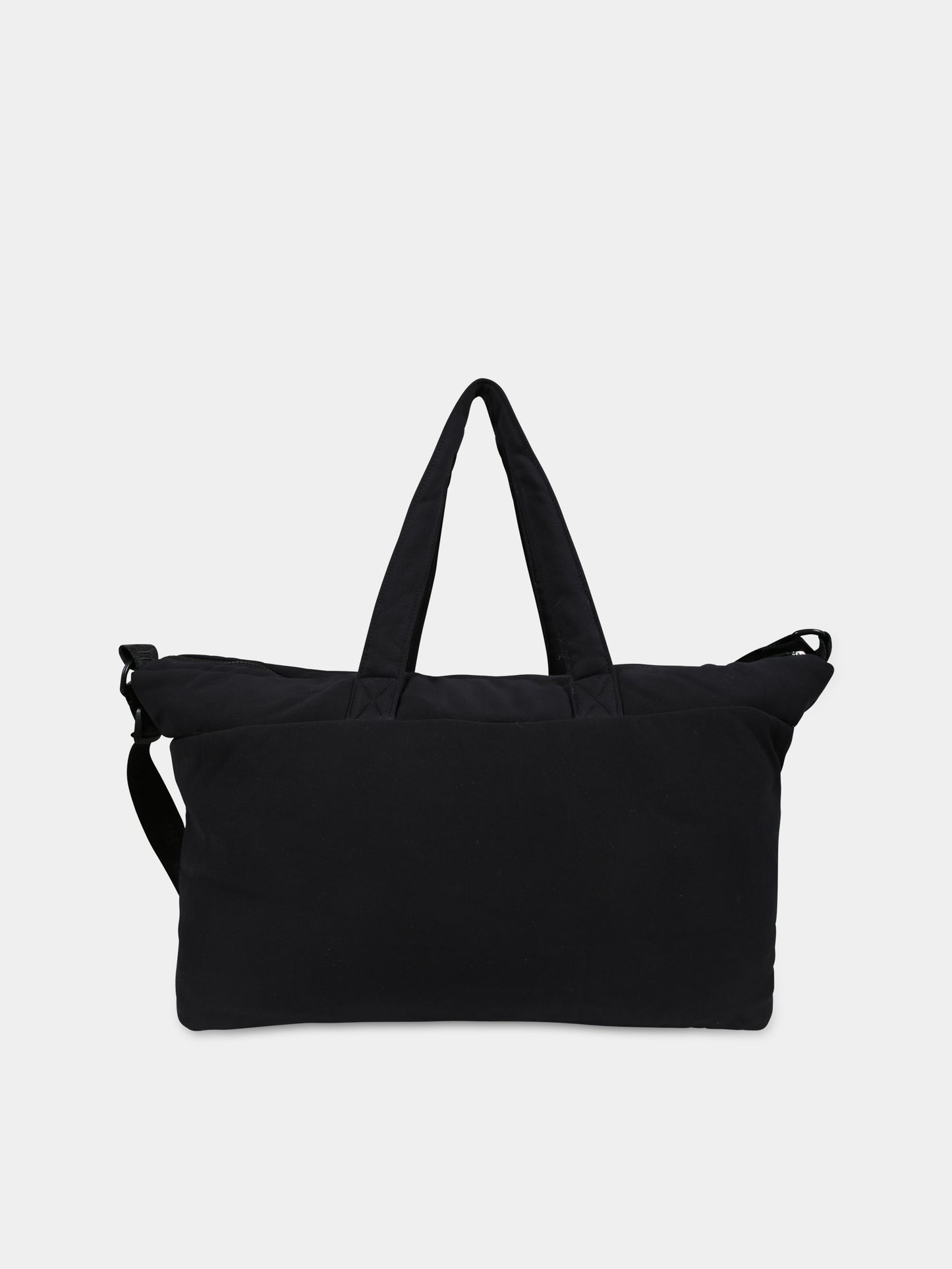 Borsa mamma nera per neonati con Teddy Bear e logo,Moschino Kids,MSX03A LCA26 60100