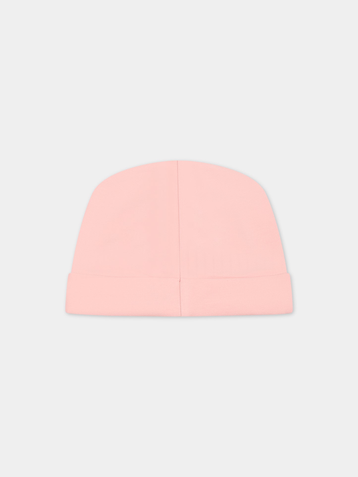 Cappello rosa per neonata con Teddy Bears e logo,Moschino Kids,MZX031 LDA16 50209