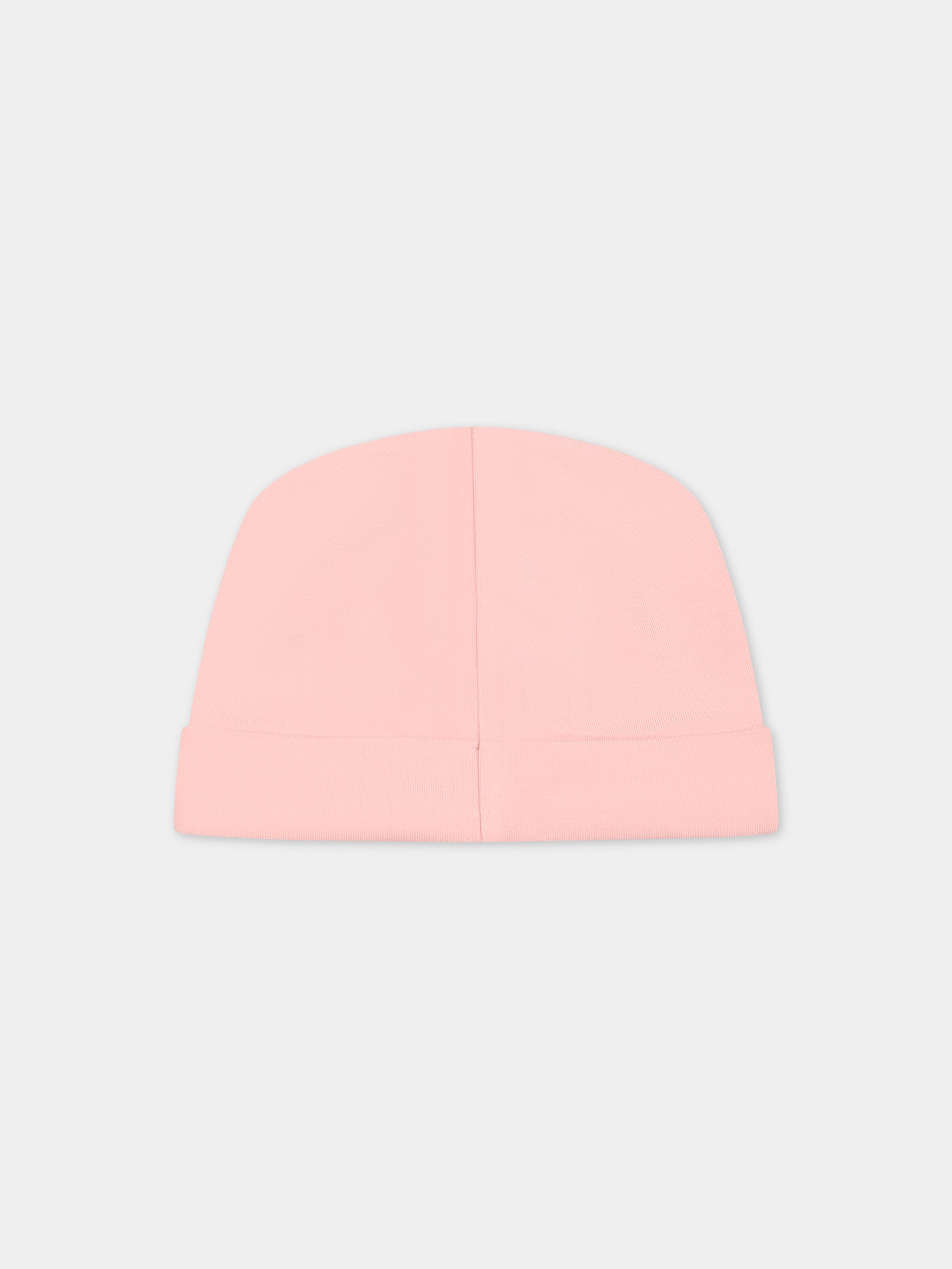 Cappello rosa per neonata con Teddy Bears e logo,Moschino Kids,MZX031 LDA16 50209