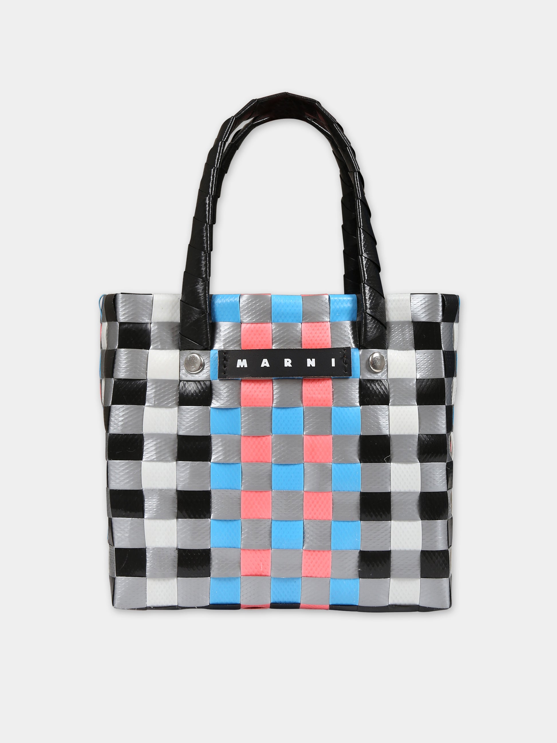 Borsa multicolor per bambina con logo,Marni Kids,M00178 0MC31