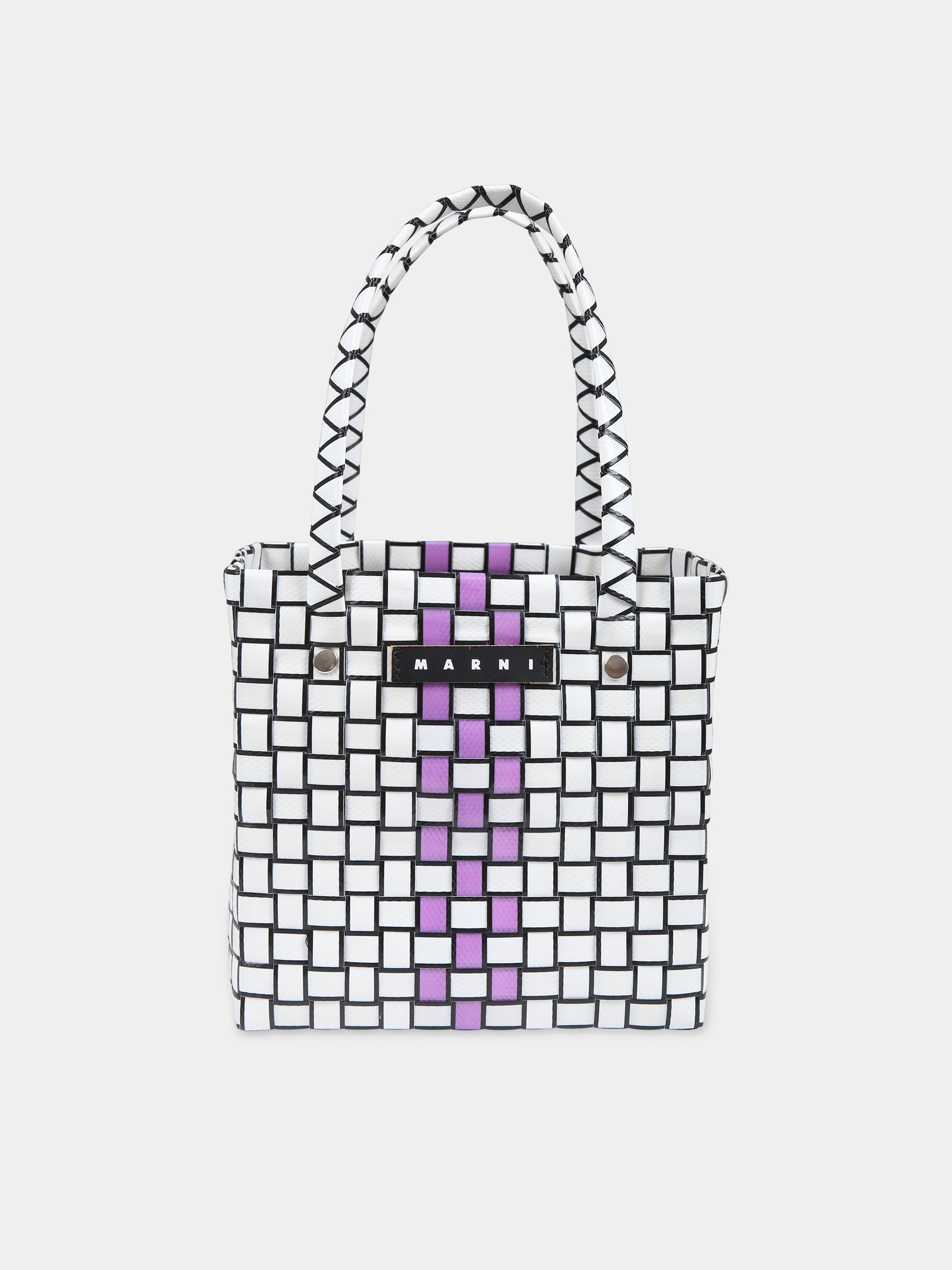 Borsa multicolor per bambina con logo,Marni Kids,M00638 0MC18