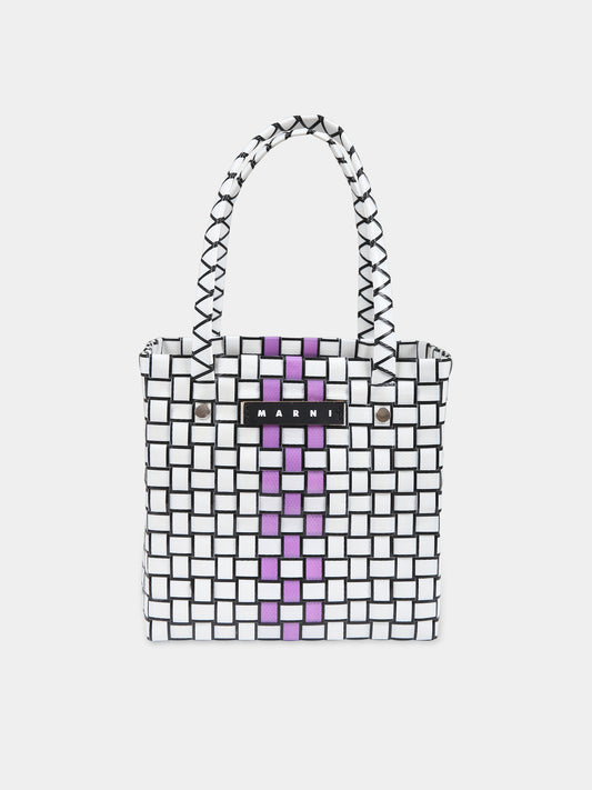 Borsa multicolor per bambina con logo,Marni Kids,M00638 0MC18