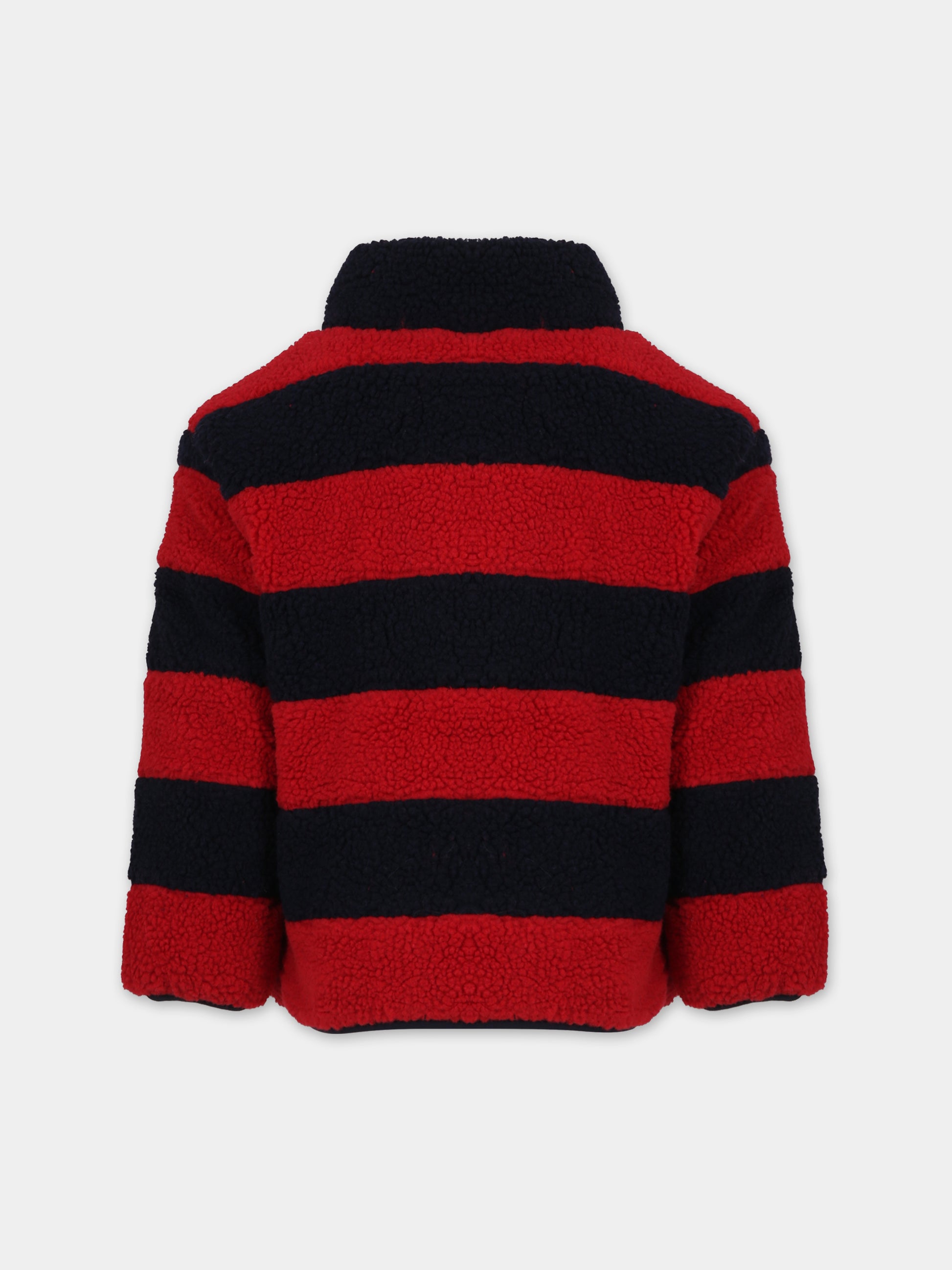 Ecopelliccia rossa per bambini con logo,Marni Kids,M00843 0M400