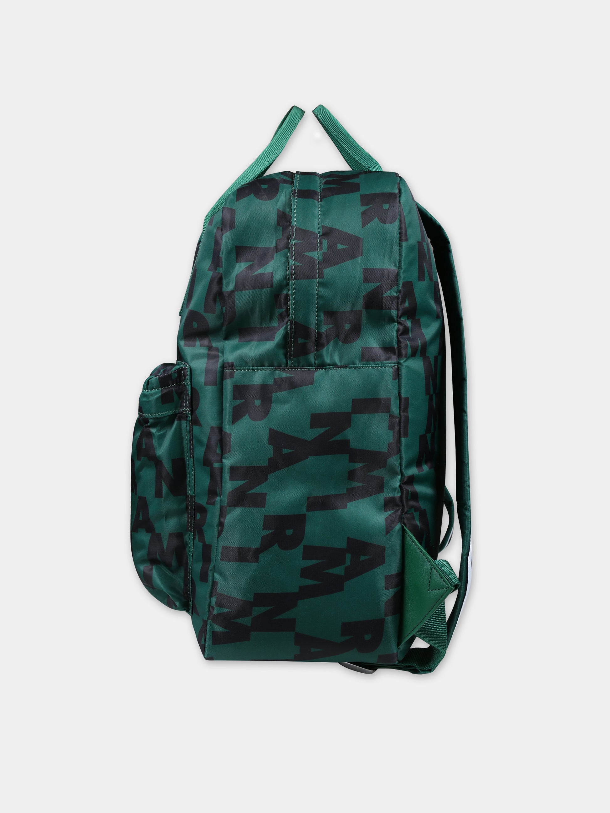 Zaino verde per bambini con logo,Marni Kids,M00633 0M523