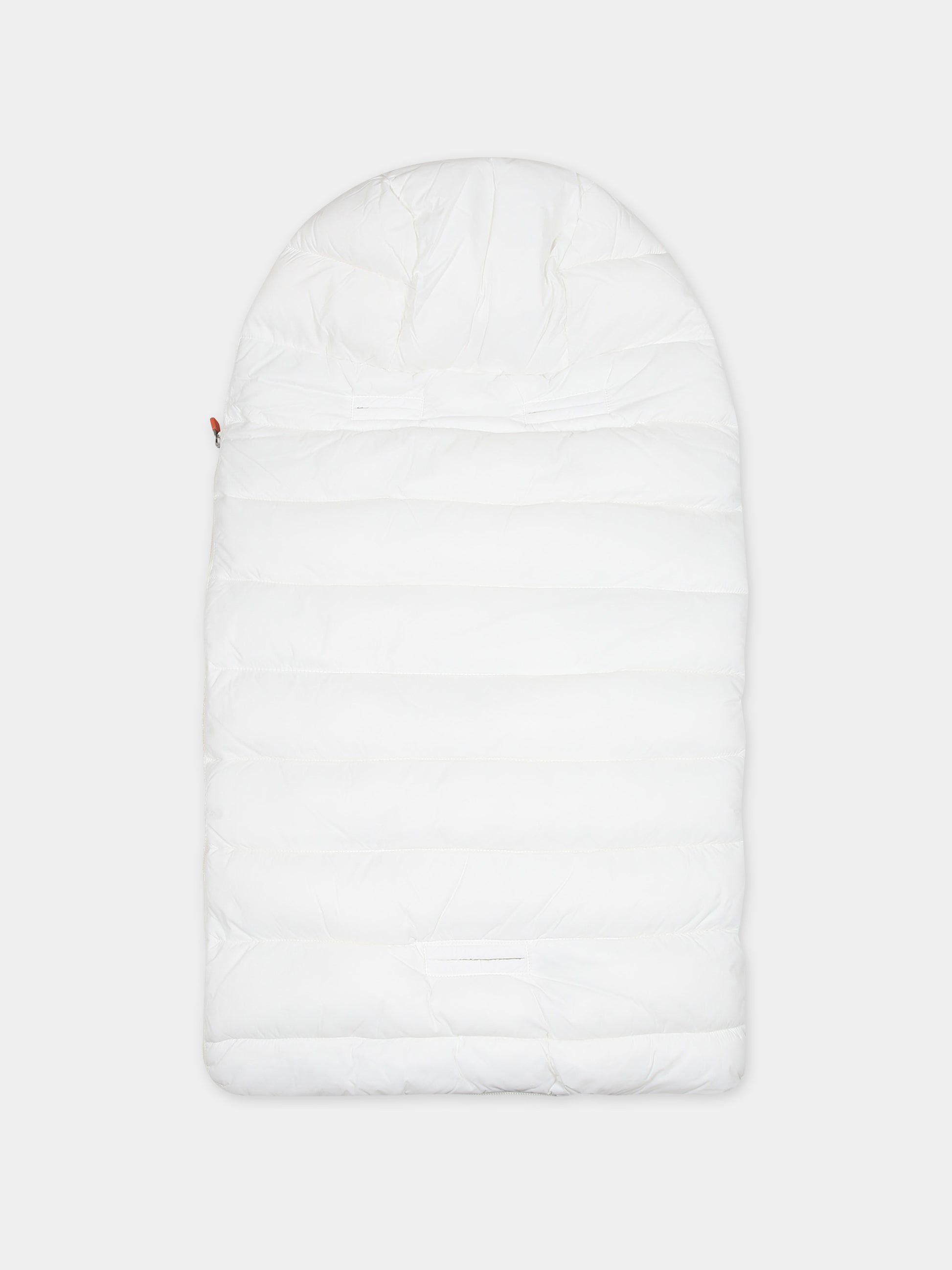 Sacco nanna May bianco per neonati con logo,Save The Duck Kids,I30001X GIGA17 00002