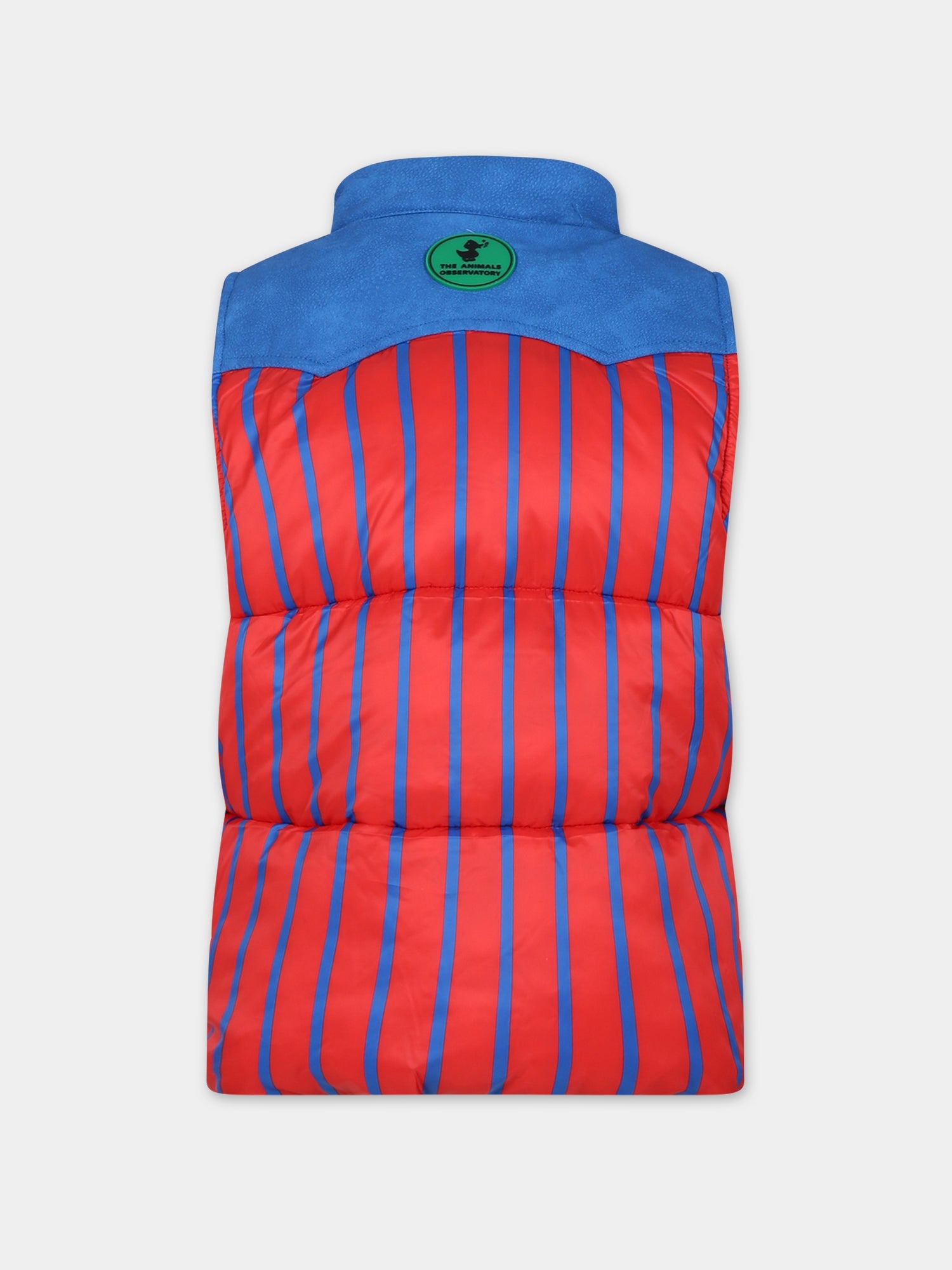 Gilet Lemur rosso per bambino con logo,Save The Duck Kids,J81408X MIVI17 20909