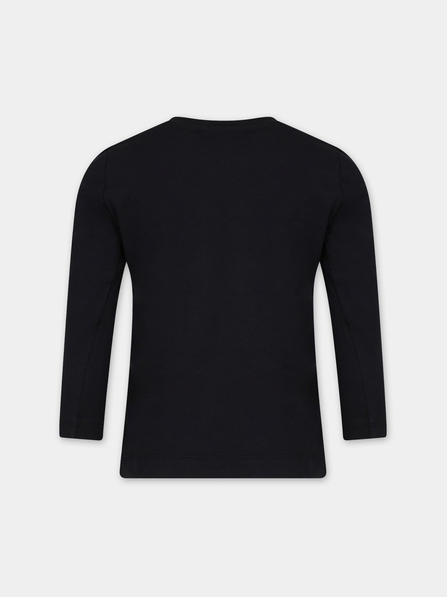 T-shirt nera per bambina con eyestar,Chiara Ferragni Collection,51B620 2206 0050