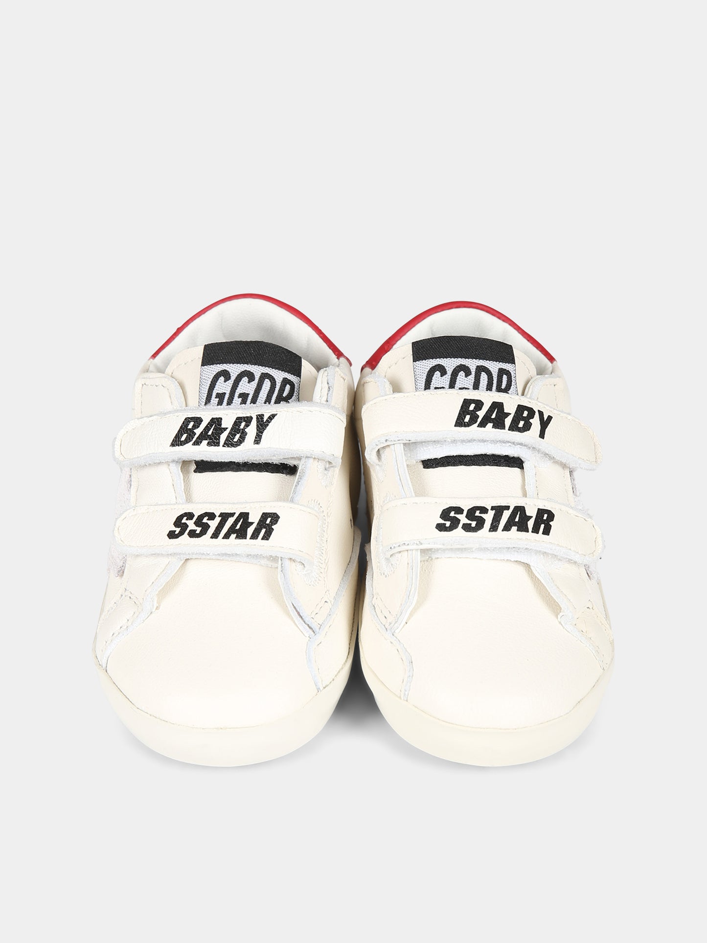 Sneakers bianche per neonati con stella,Golden Goose,GIF00166 F004873 10350