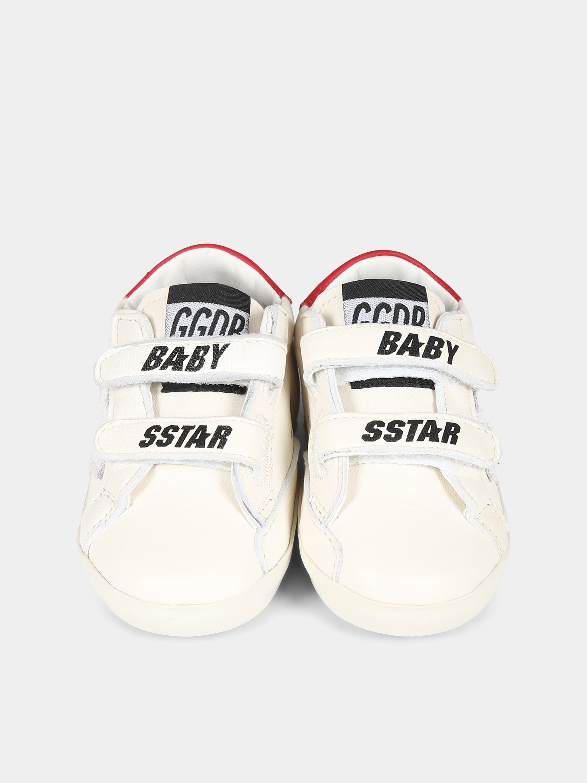 Sneakers bianche per neonati con stella,Golden Goose,GIF00166 F004873 10350