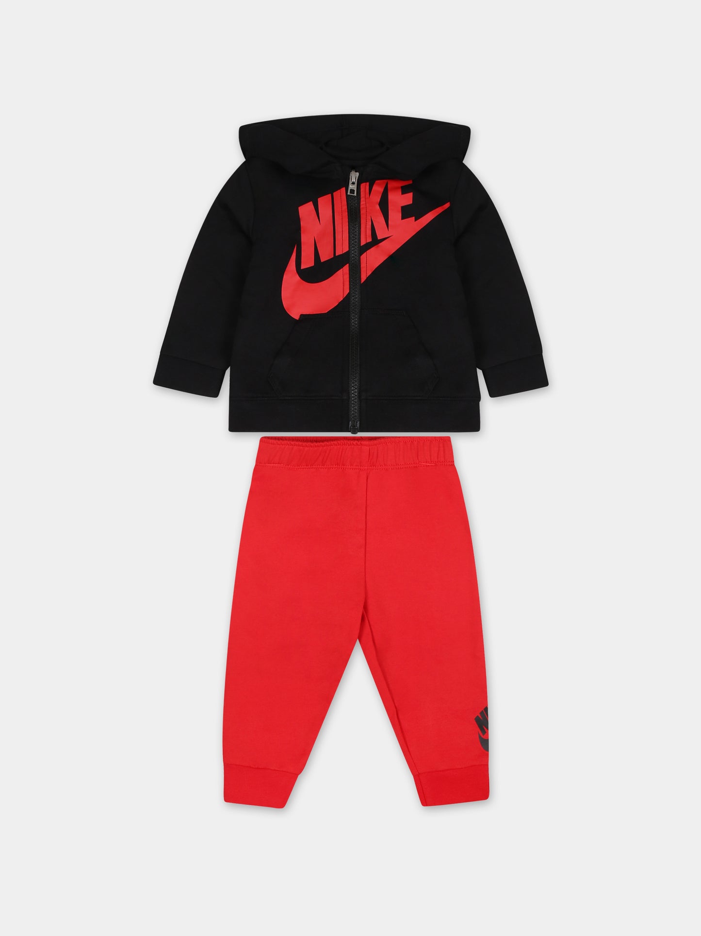 Completo rosso per neonato con logo,Nike,5UF323 U10