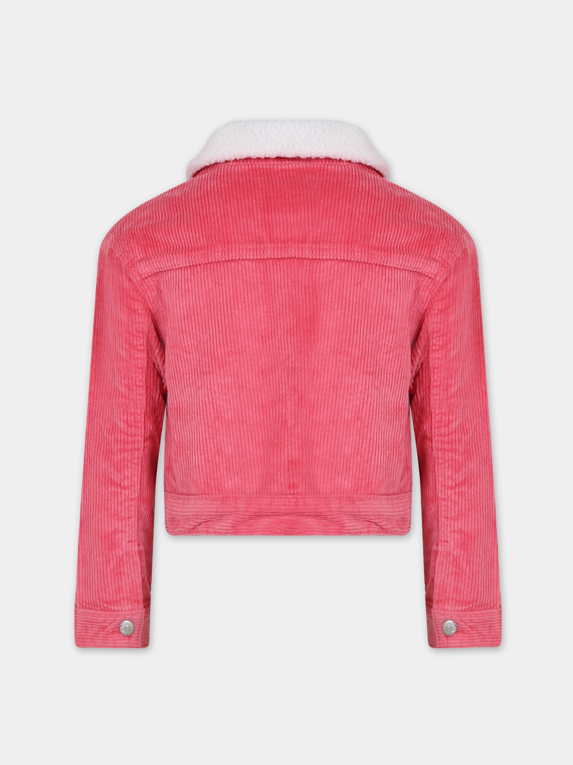 Giubbotto rosa per bambina con logo,Levi's Kids,23WMLK3EJ310 AFO