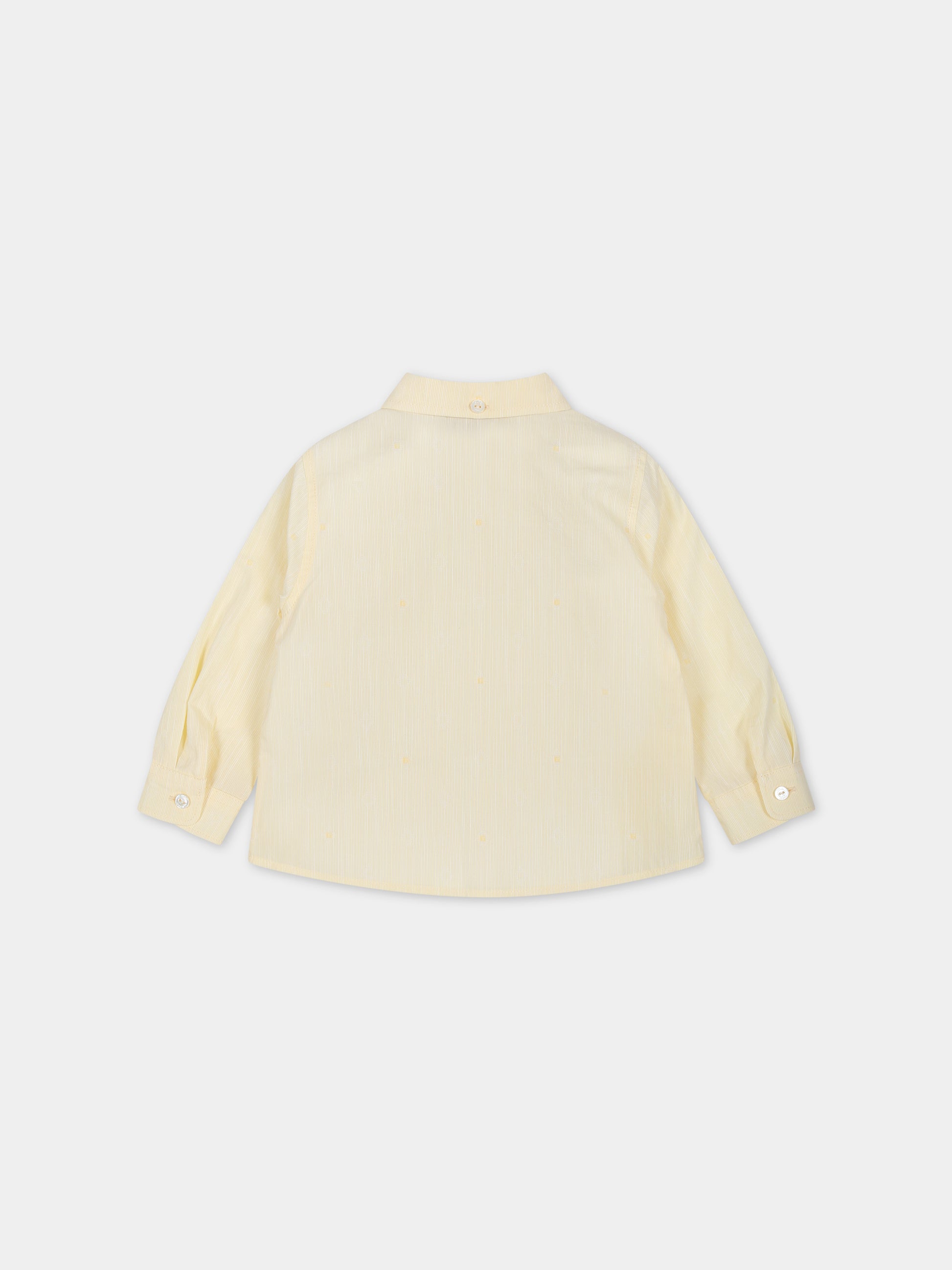 Camicia gialla per neonato,Gucci Kids,747303 XWAYJ 7015