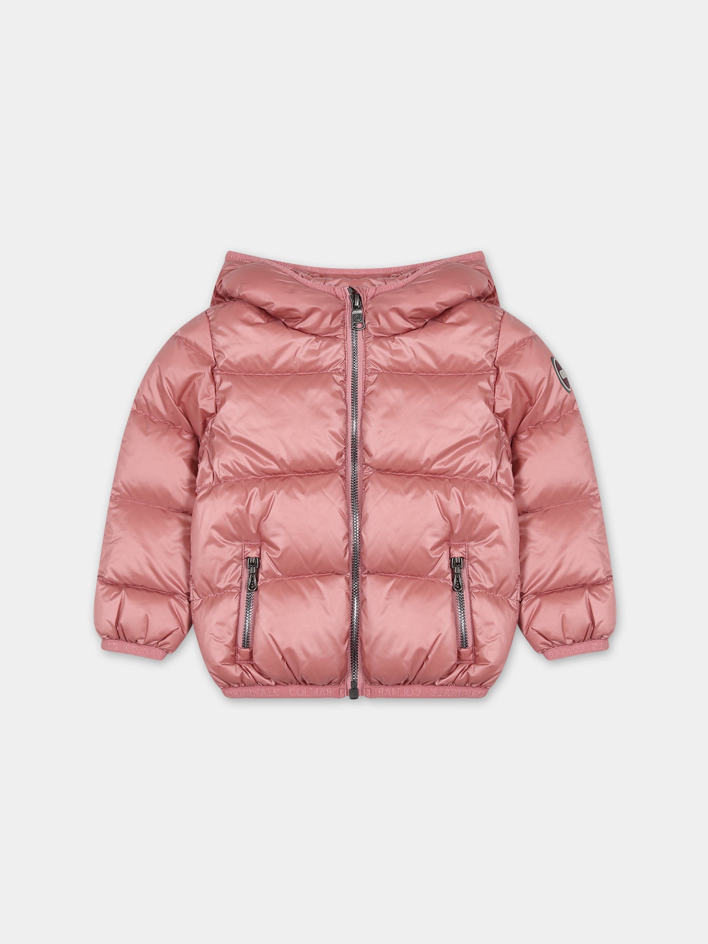 Piumino rosa per neonata con logo,Colmar Originals Kids,3470A 9WY 327