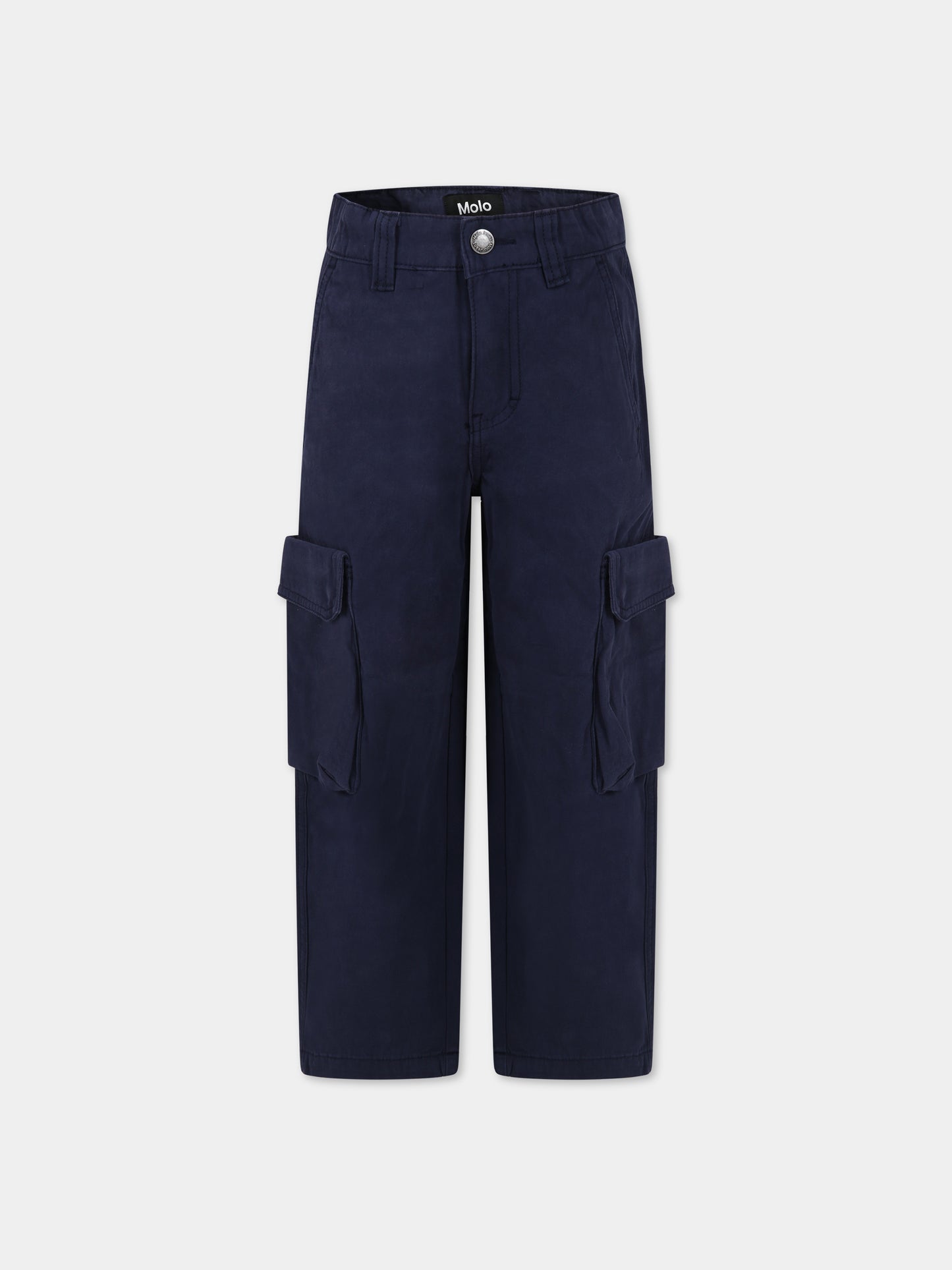 Pantaloni blu per bambino,Molo,1W23I101 8807