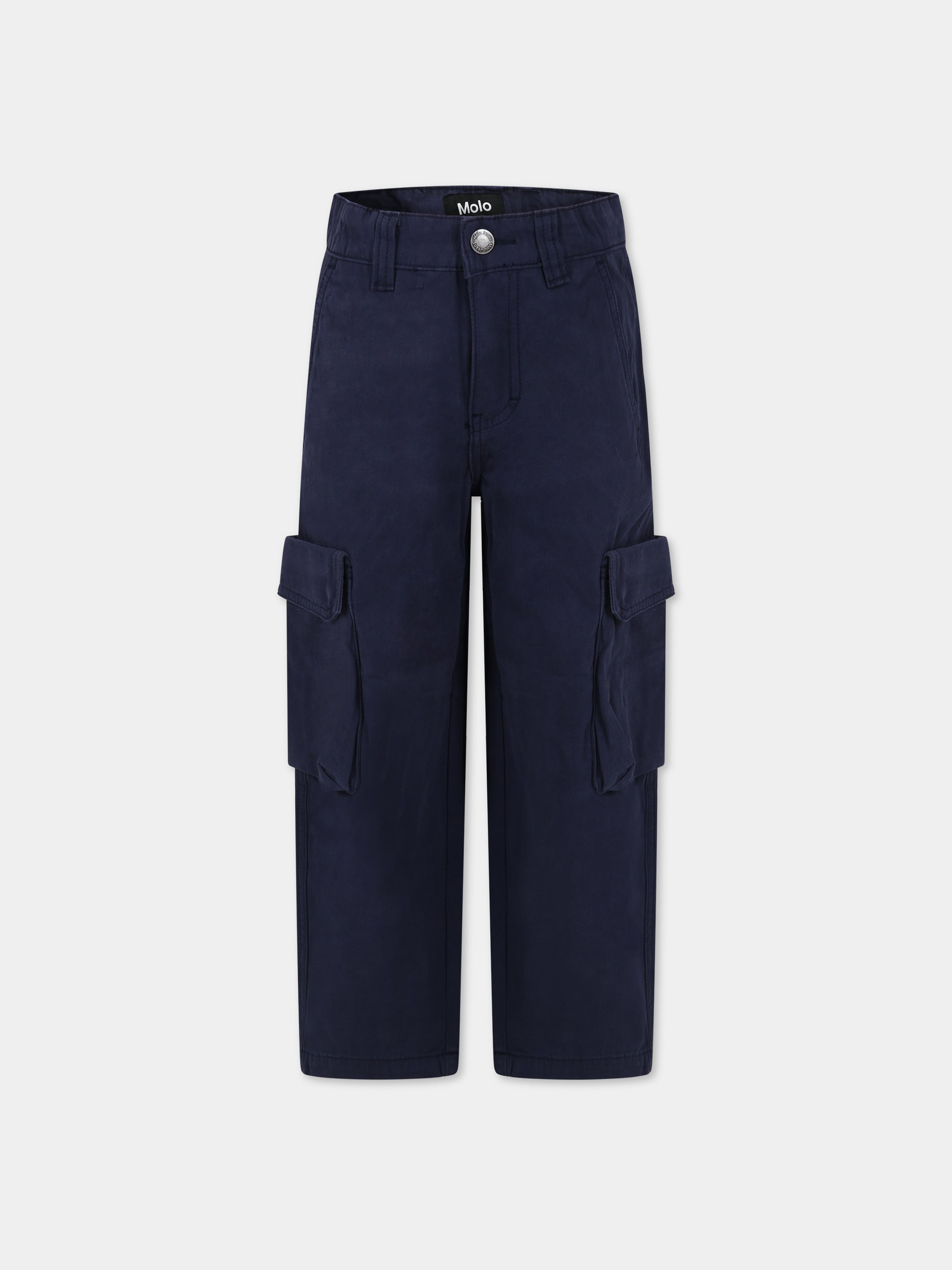 Pantaloni blu per bambino,Molo,1W23I101 8807