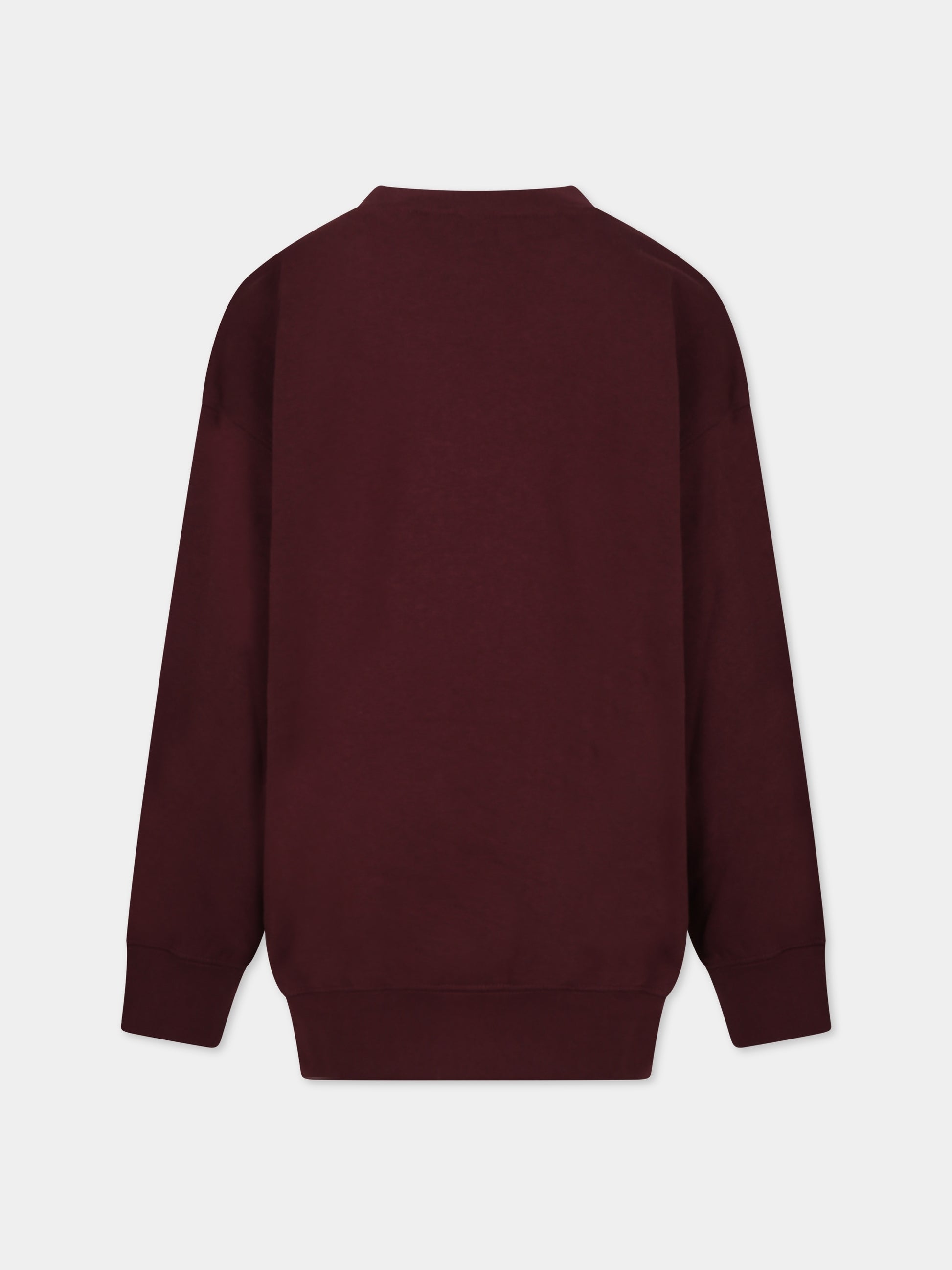 Felpa bordeaux per bambini con scritta Freedom,Molo,1W23J202 8799