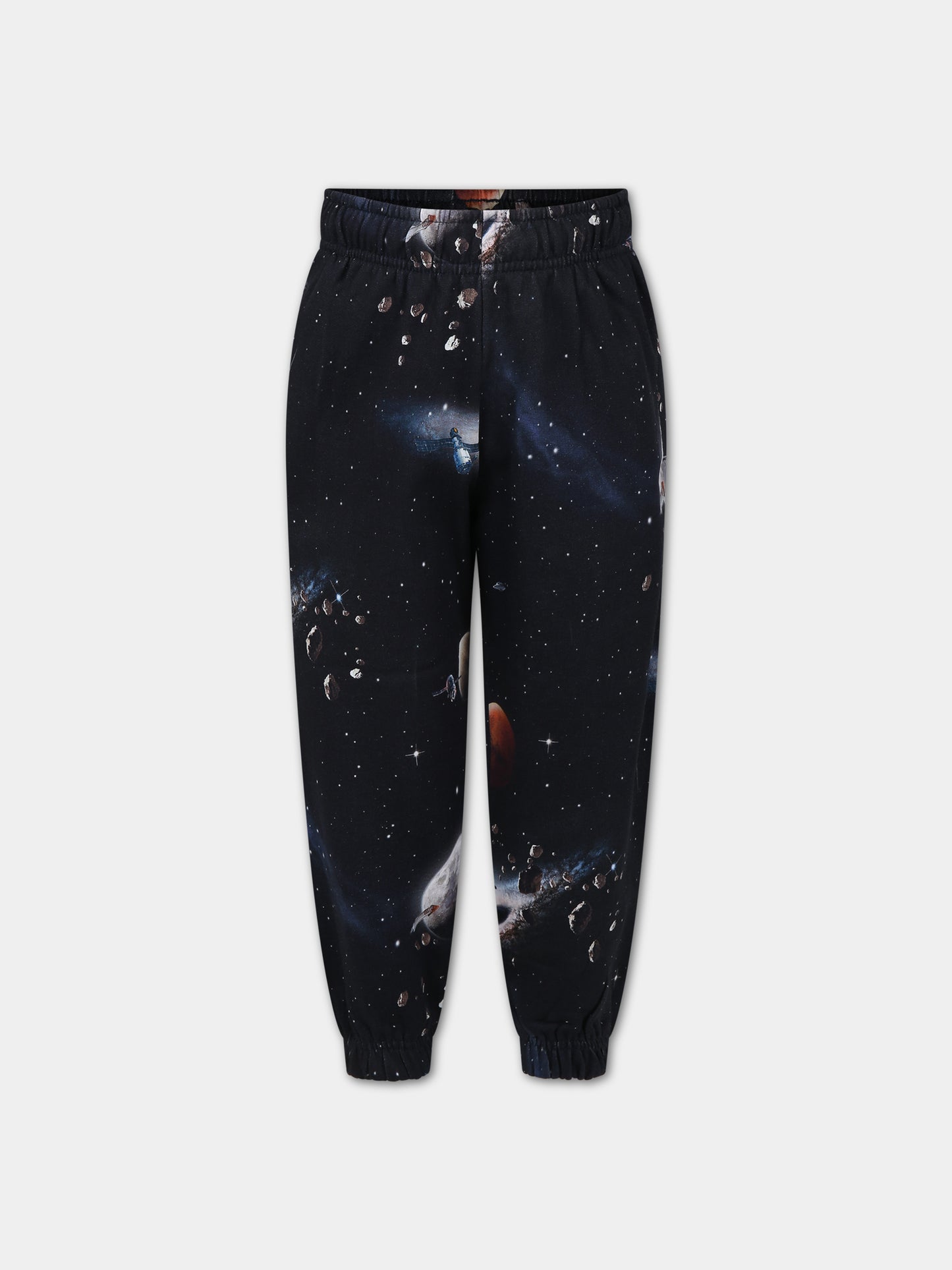 Pantaloni blu per bambino con pianeti,Molo,6W23I202 6941