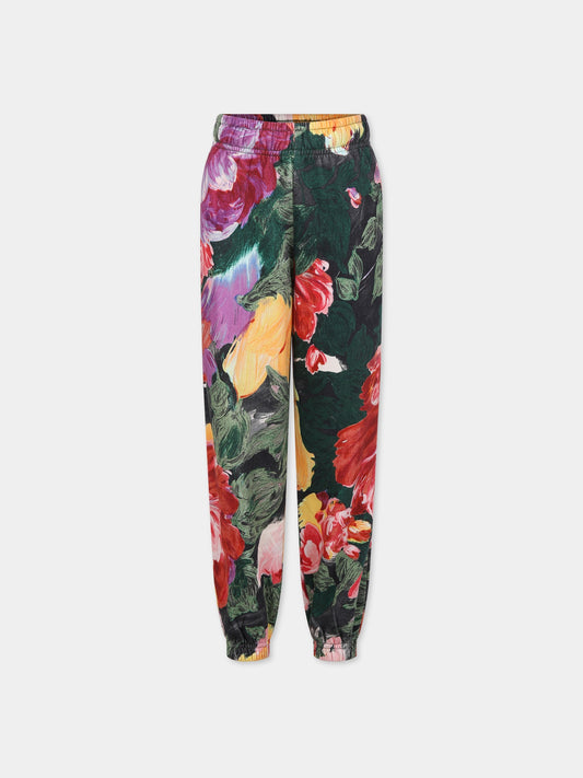 Pantaloni multicolor per bambina con stampa,Molo,6W23I202 6857