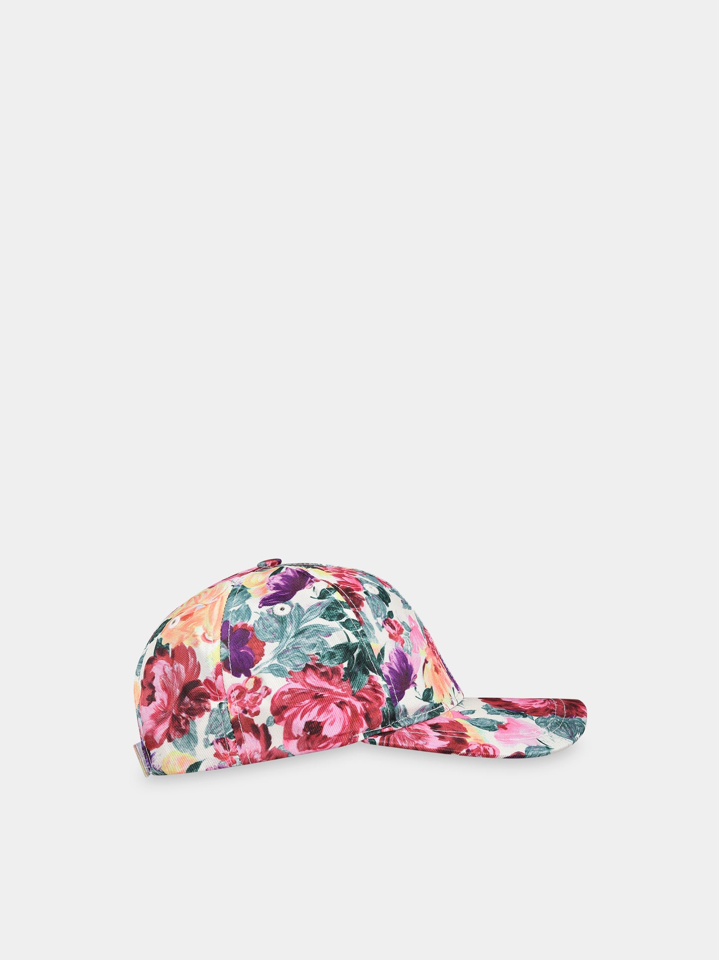Cappello multicolor per bambina con stampa floreale,Molo,7W23Y304 6964