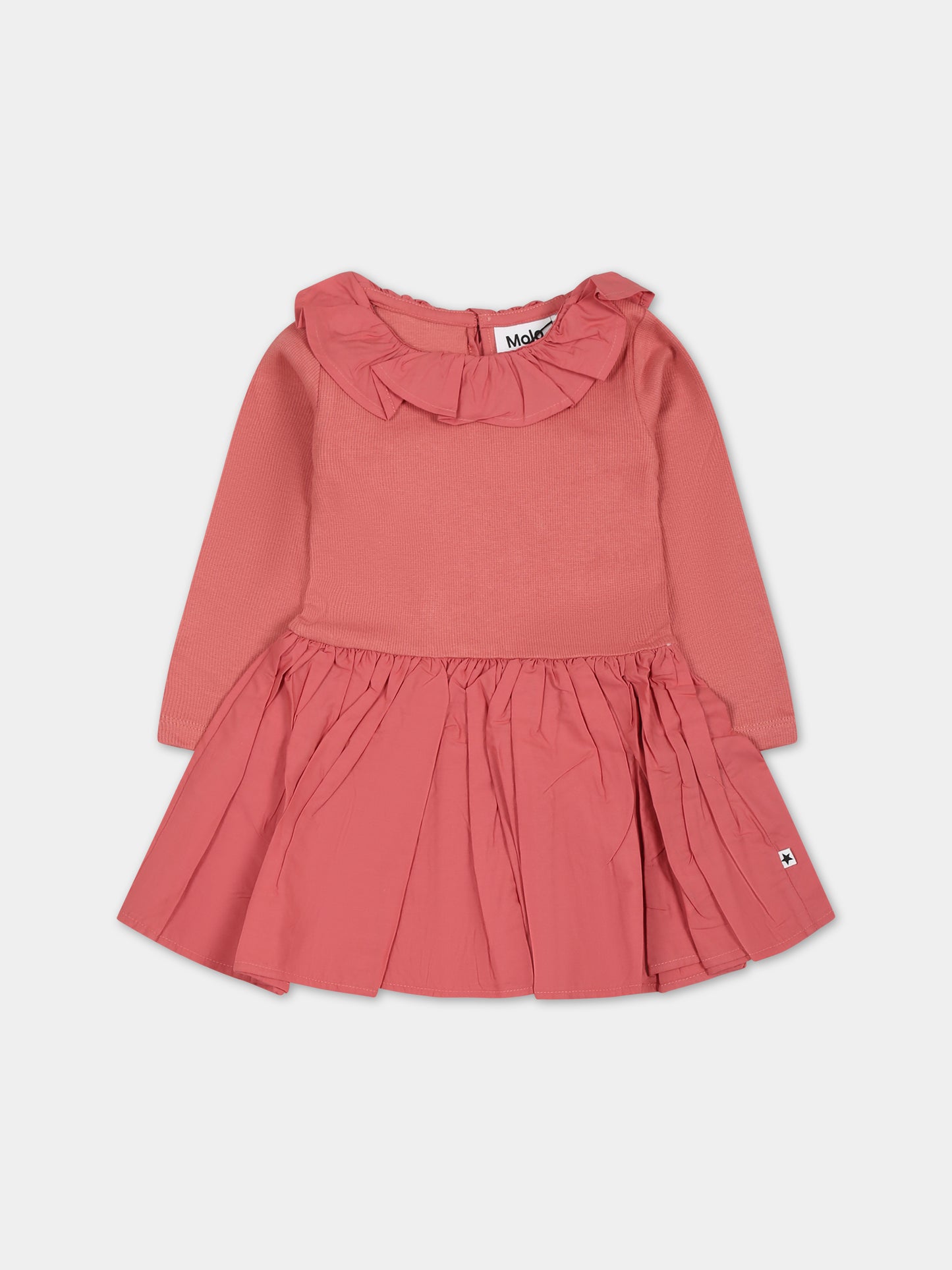 Vestito rosa per neonata,Molo,4W23E216 8776