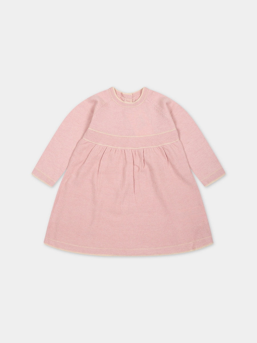 Vestito rosa per neonata,Molo,4W23E202 8058