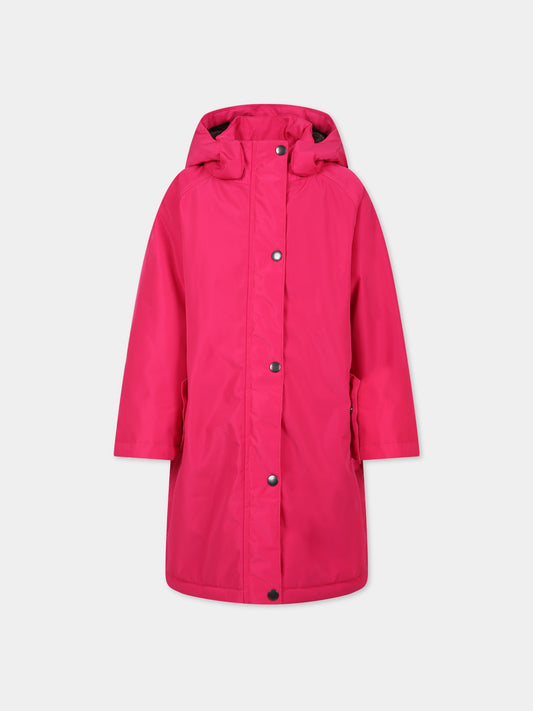 Parka fucsia per bambina,Molo,5W23M307 8775