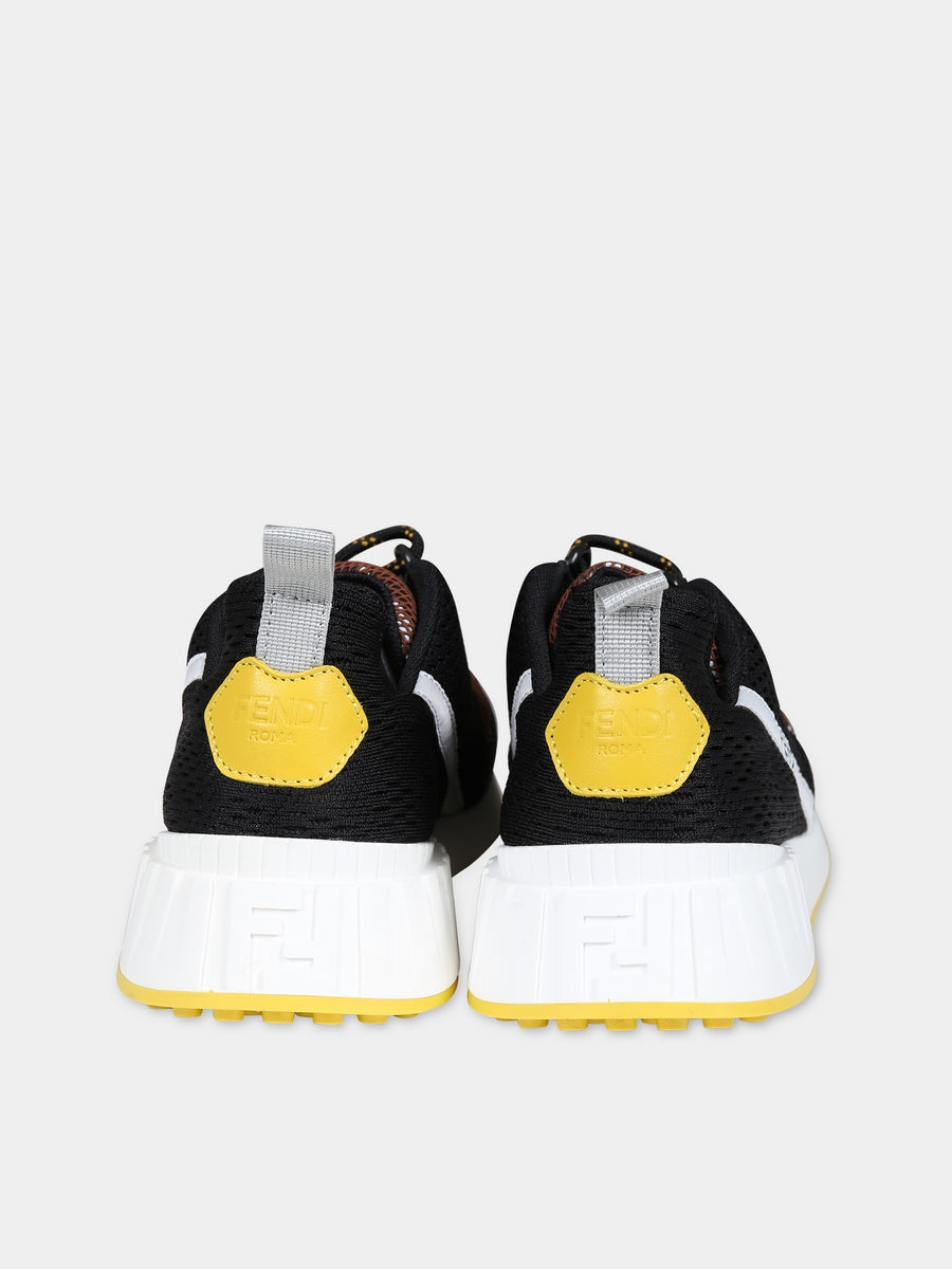 Sneakers nere per bambini con iconica doppia F,Fendi Kids,JMR442 AM50 F150H