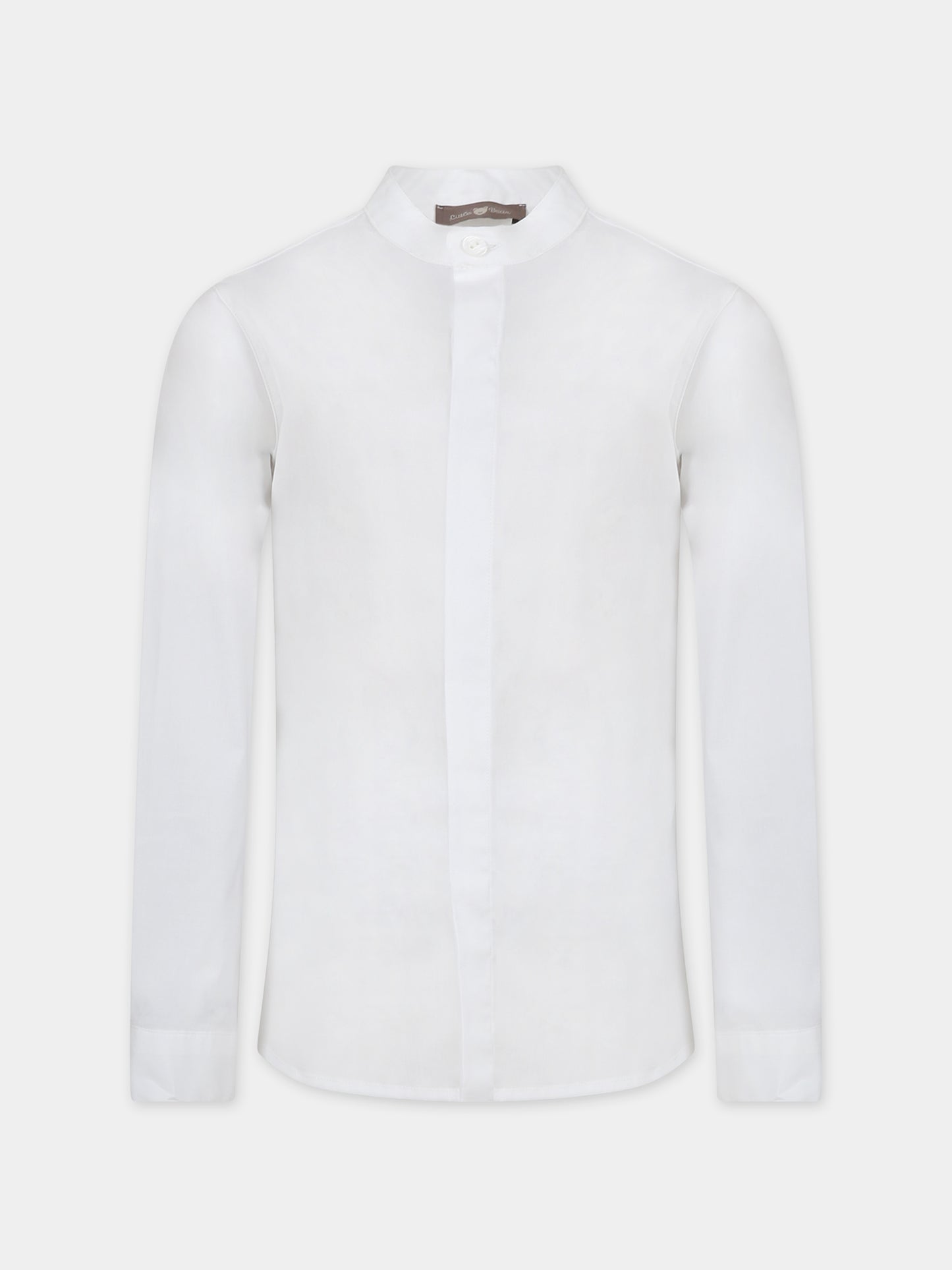 Camicia bianca per bambino,Little Bear,7236 LATTE