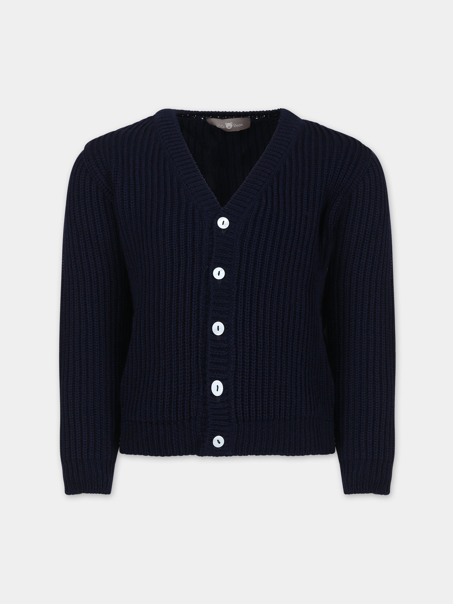 Cardigan blu per bambini,Little Bear,7167 BLU