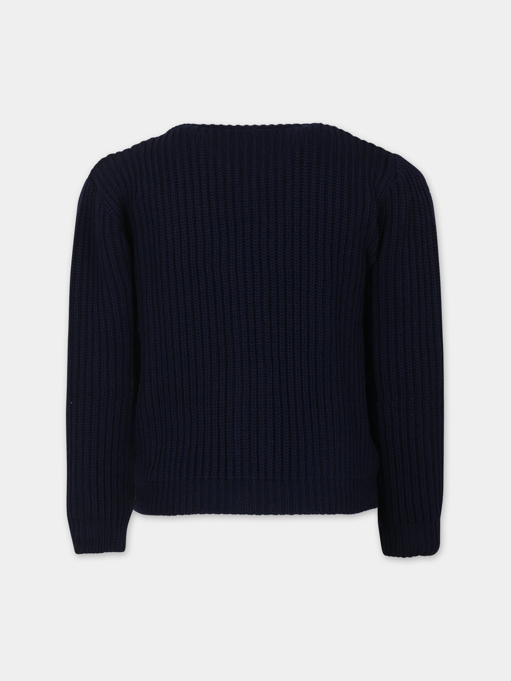 Cardigan blu per bambini,Little Bear,7167 BLU