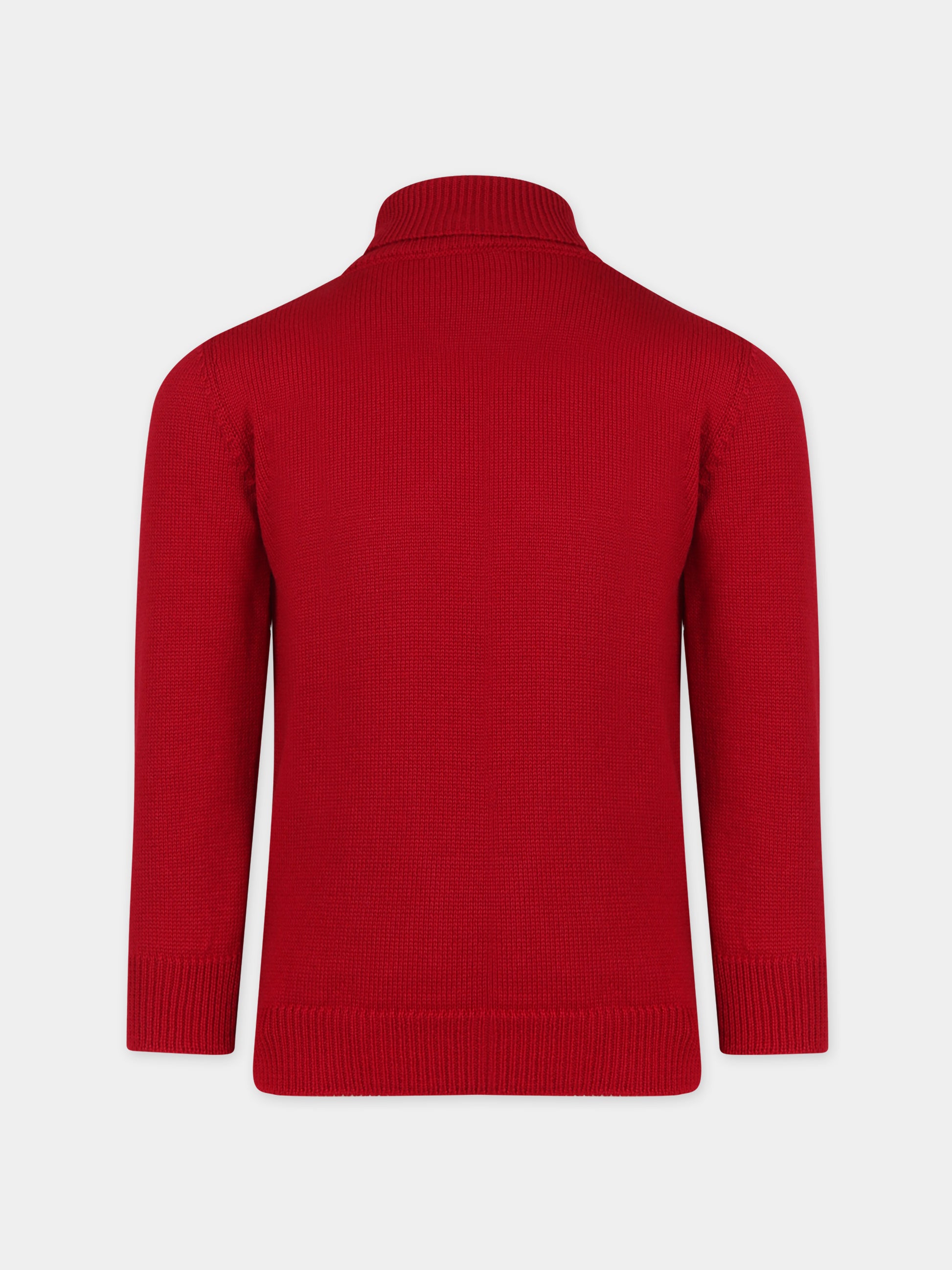 Dolcevita rosso per bambino,Little Bear,7155 ROSSO