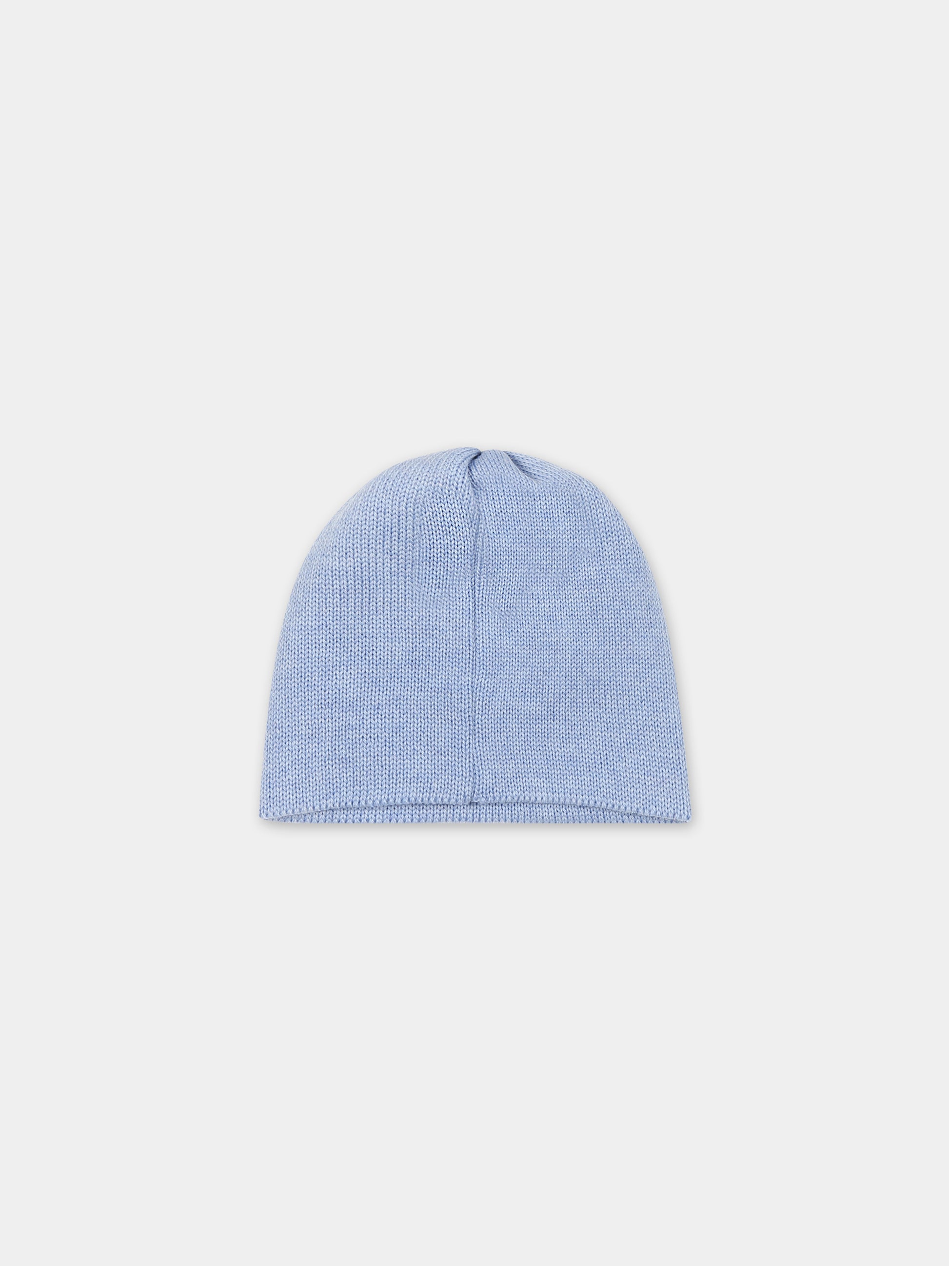 Cappello celeste per neonato,Little Bear,7117 AZZURRO
