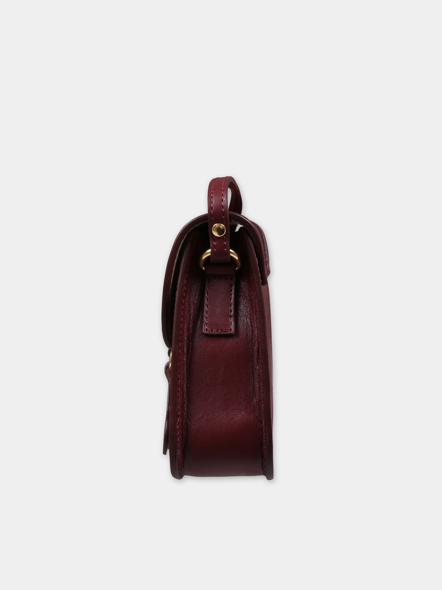Borsa bordeaux per bambina con ciliegie,Bonpoint,W03GBAL00001 050