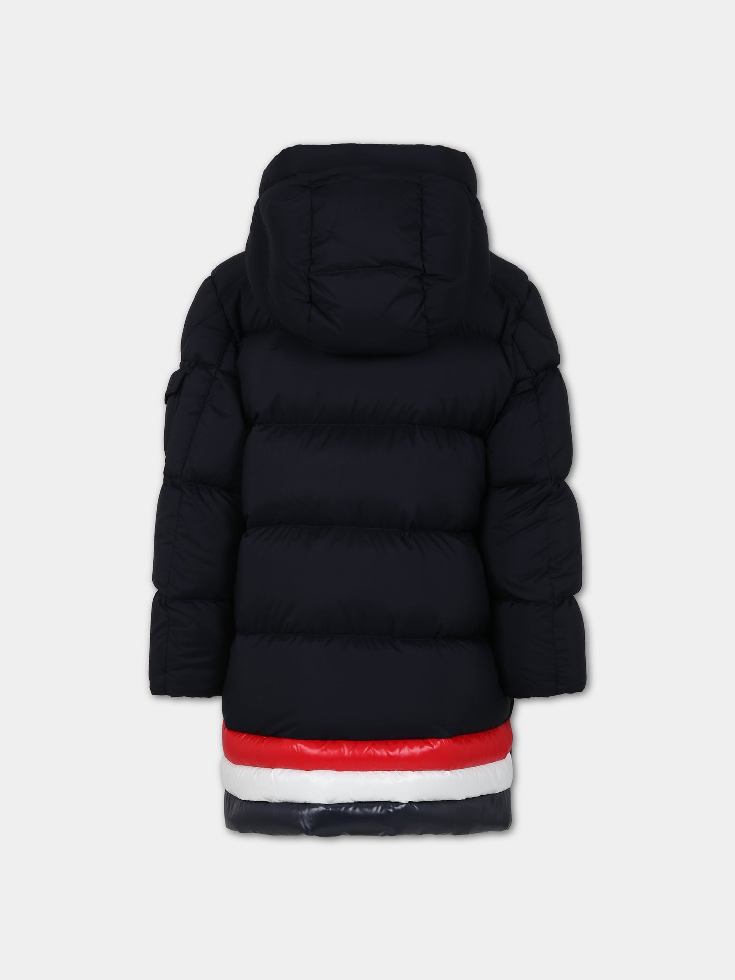 Piumino Marat blu per bambino con logo,Moncler Kids,954 1C00005 595FD 776